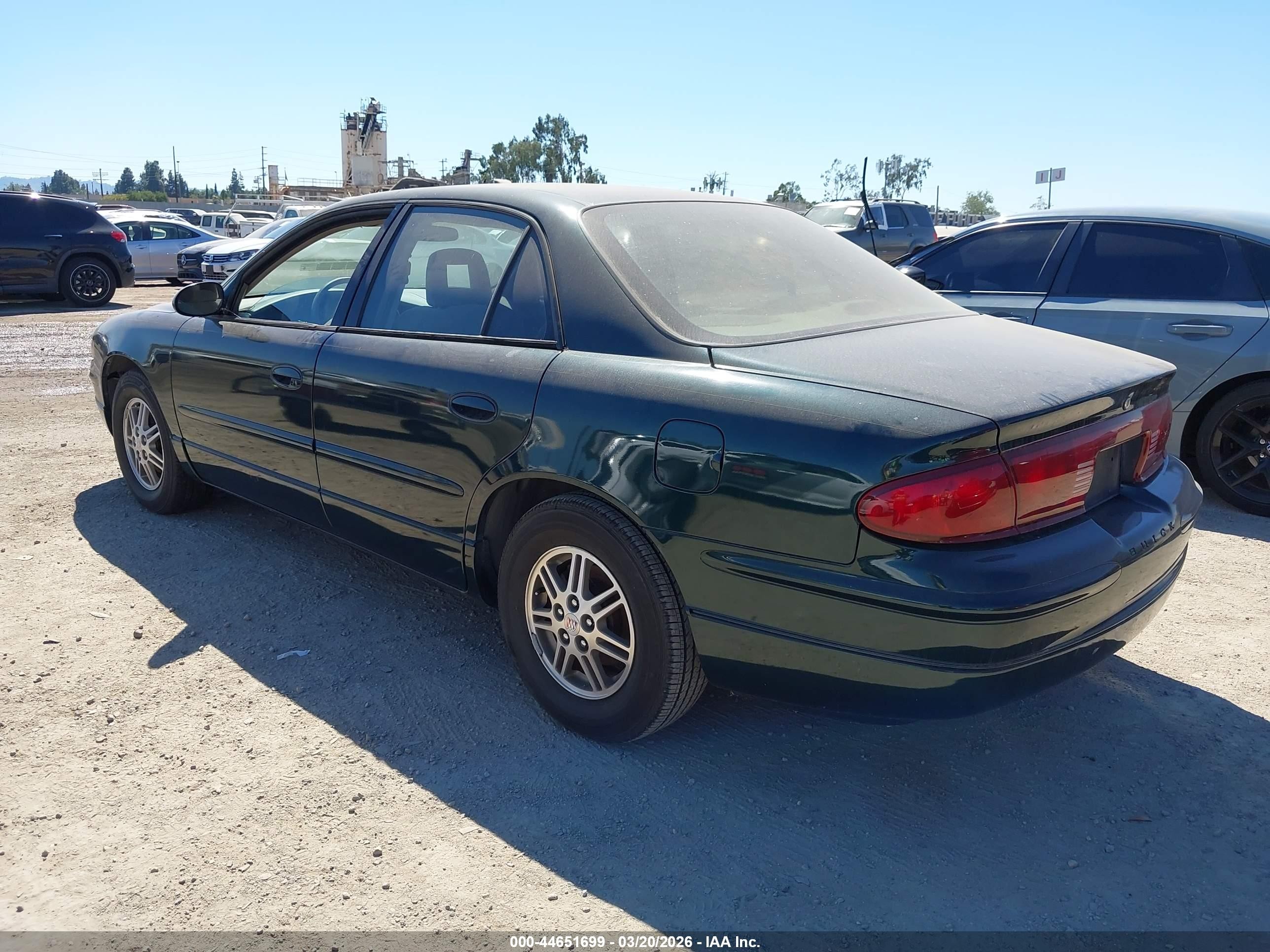 2001 Buick Regal Ls Green vin: 2G4WB52K611309022