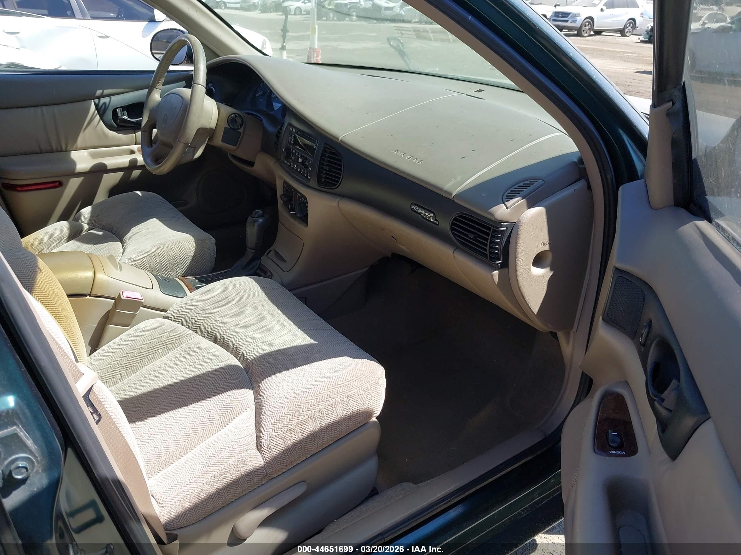 2001 Buick Regal Ls Green vin: 2G4WB52K611309022