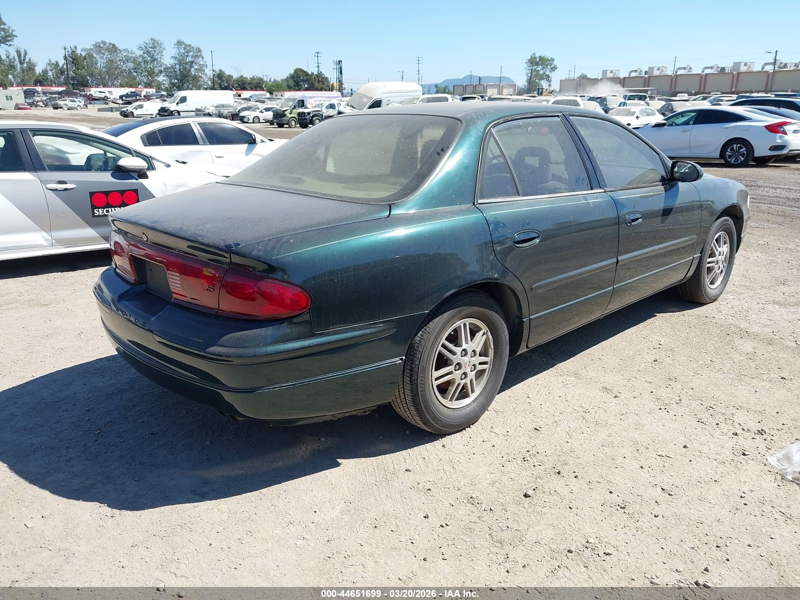 2001 Buick Regal Ls Green vin: 2G4WB52K611309022