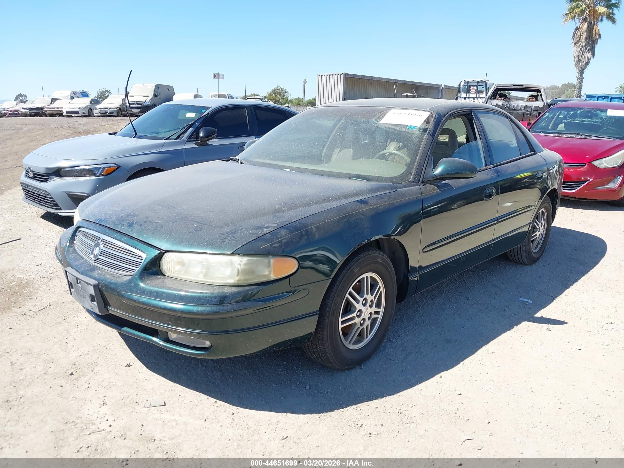 2001 Buick Regal Ls Green vin: 2G4WB52K611309022
