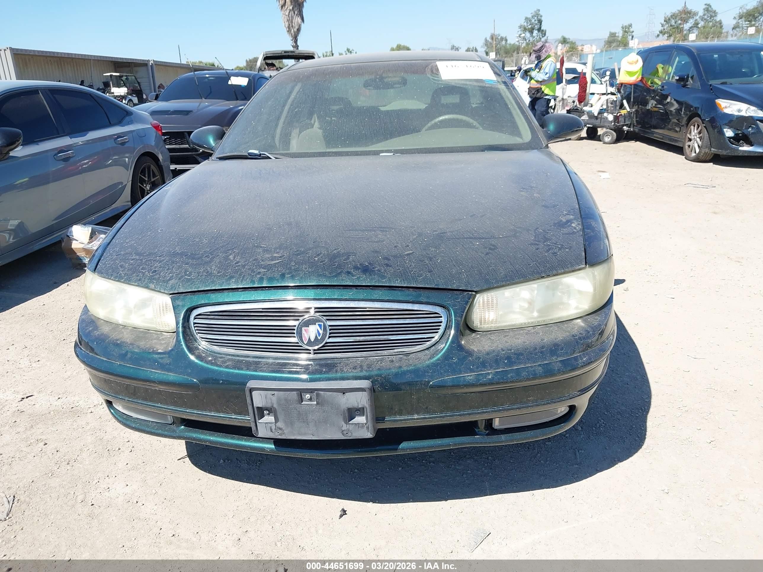 2001 Buick Regal Ls Green vin: 2G4WB52K611309022