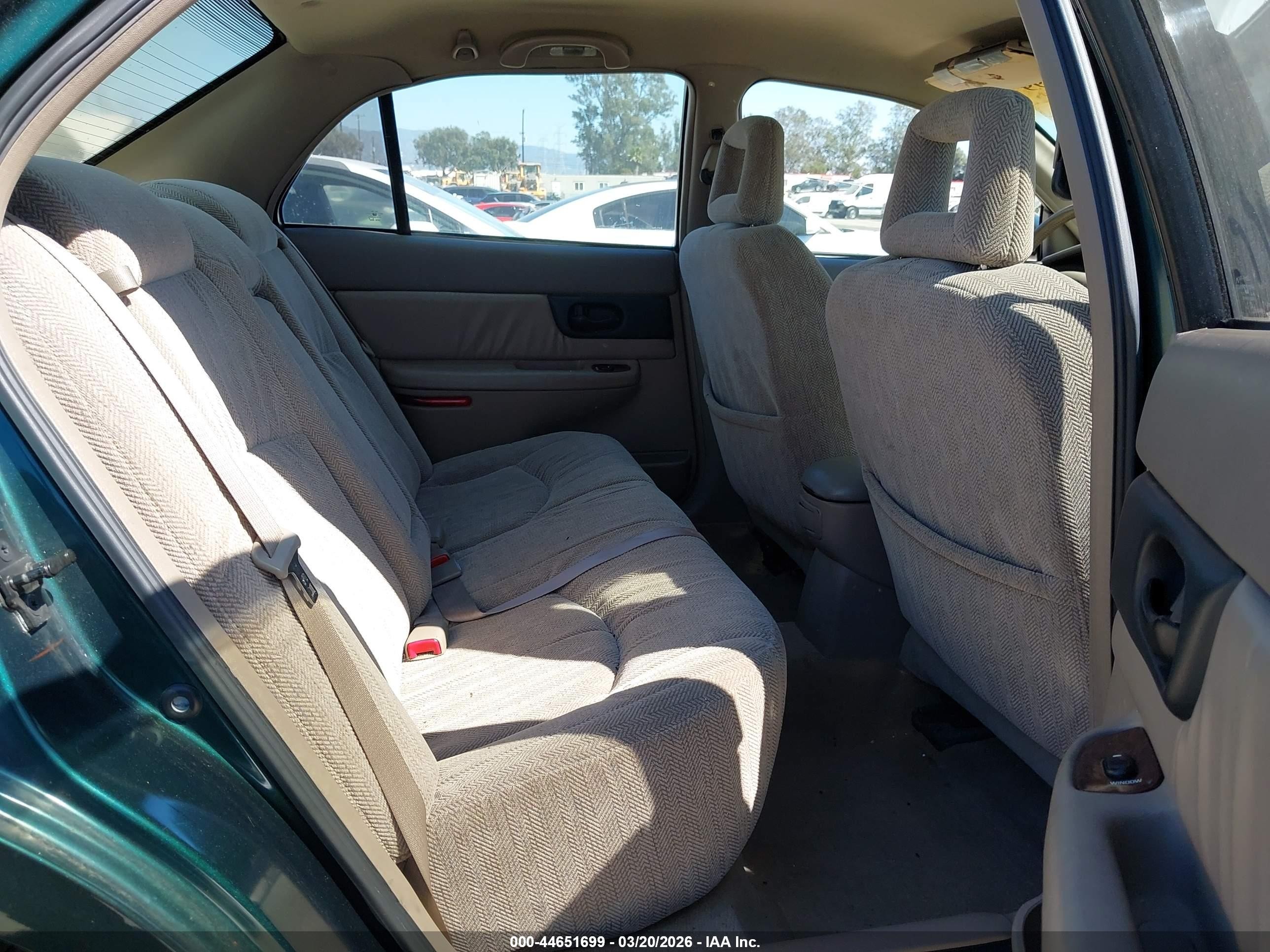 2001 Buick Regal Ls Green vin: 2G4WB52K611309022