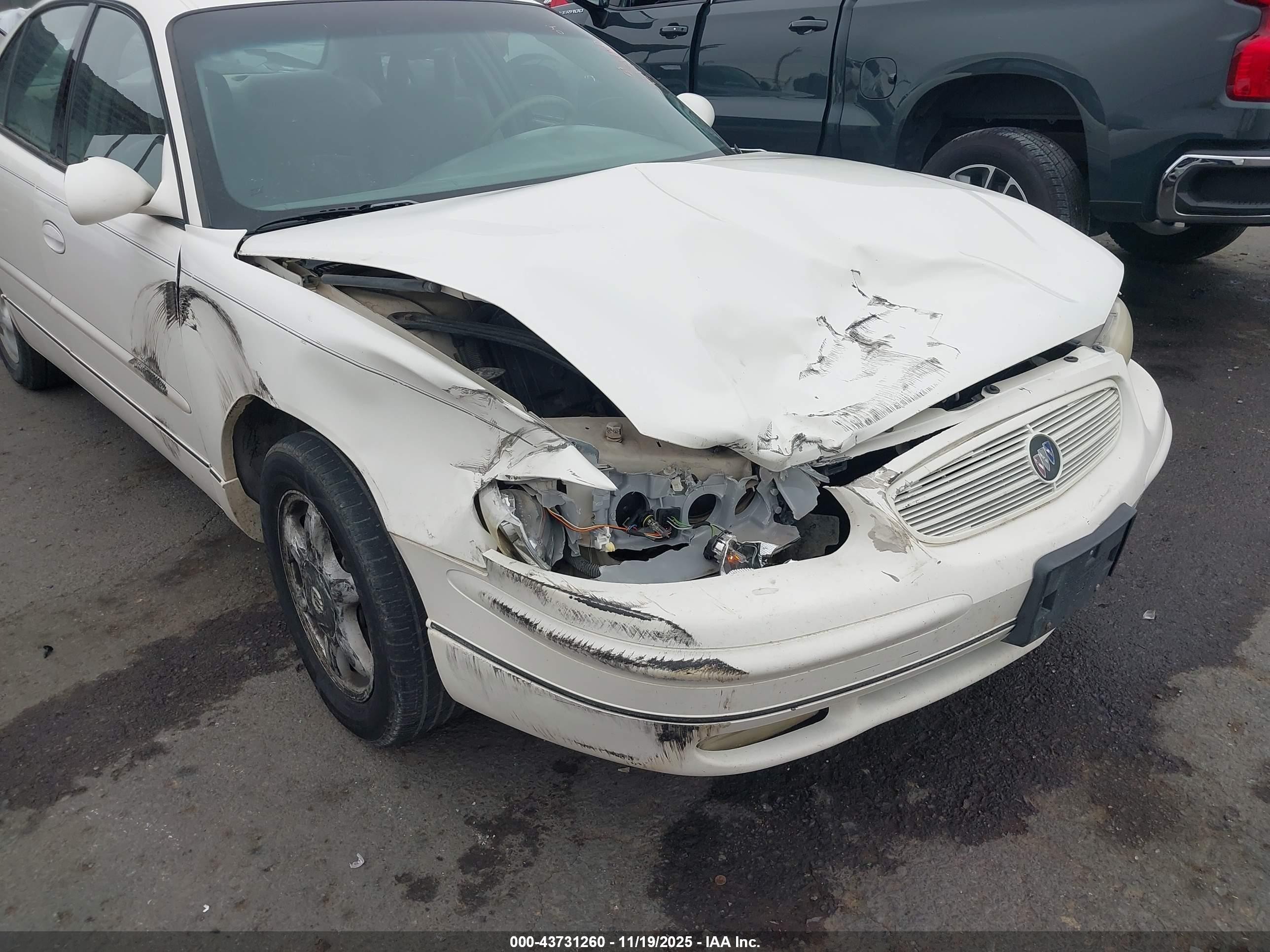 2004 Buick Regal Ls White vin: 2G4WB52K641180445