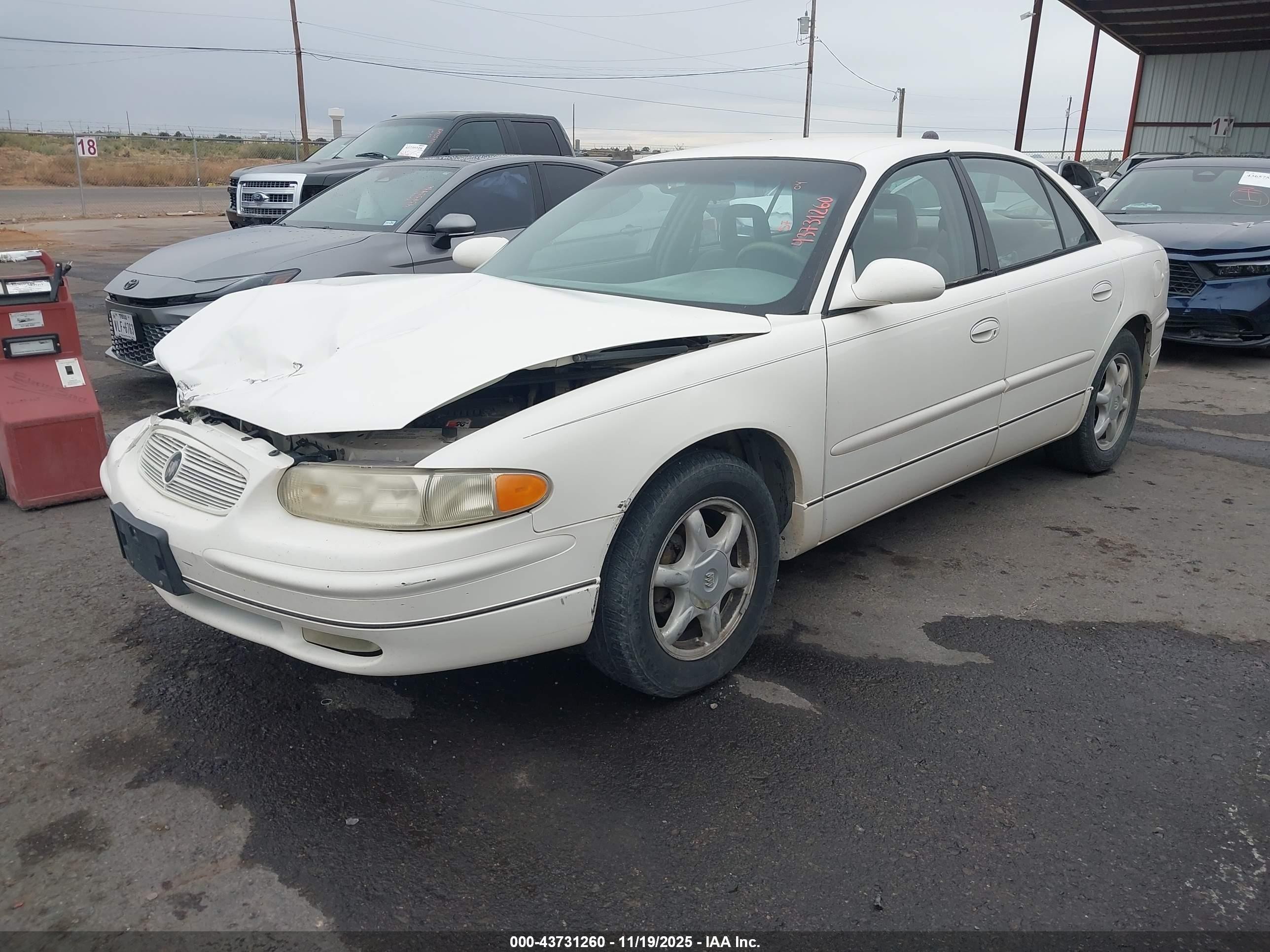 2004 Buick Regal Ls White vin: 2G4WB52K641180445