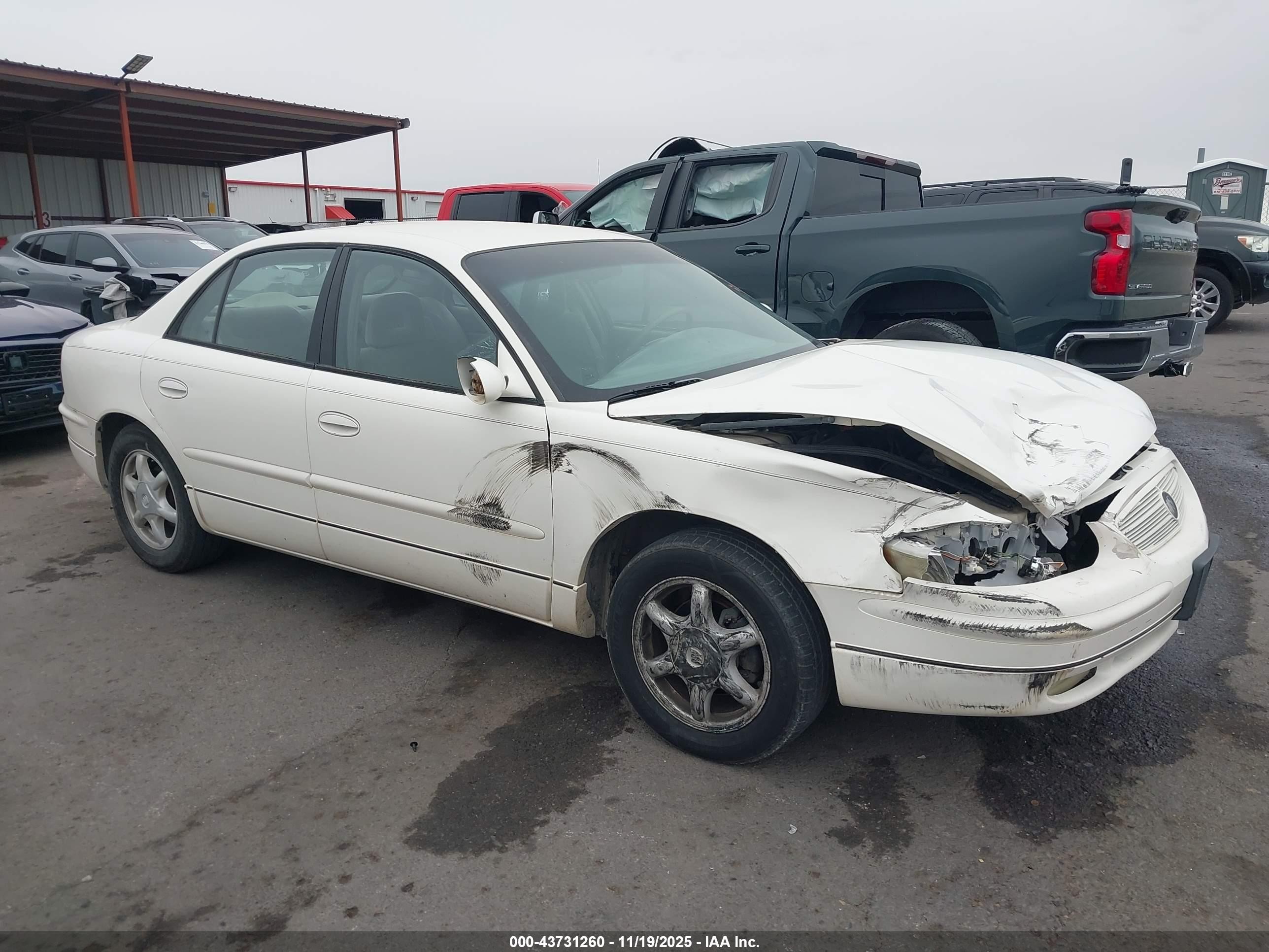 2004 Buick Regal Ls White vin: 2G4WB52K641180445