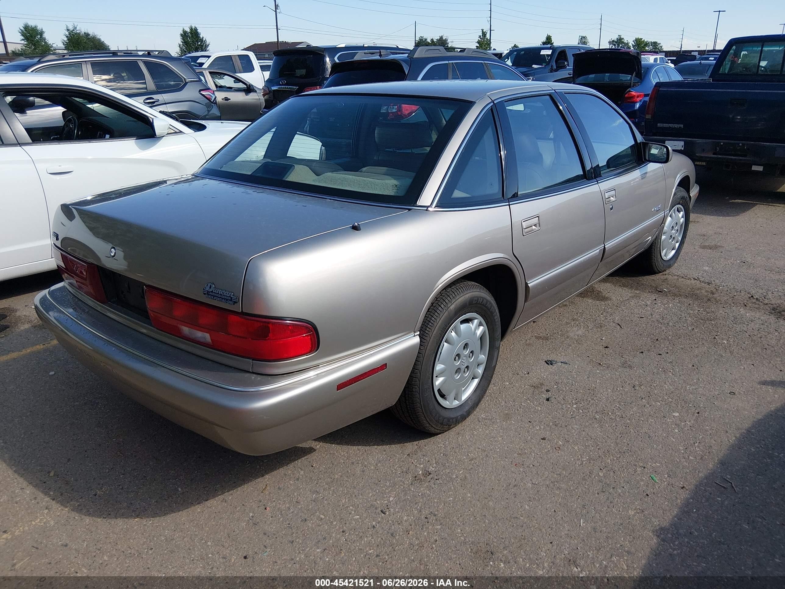 1996 Buick Regal Custom Brown vin: 2G4WB52K6T1433553