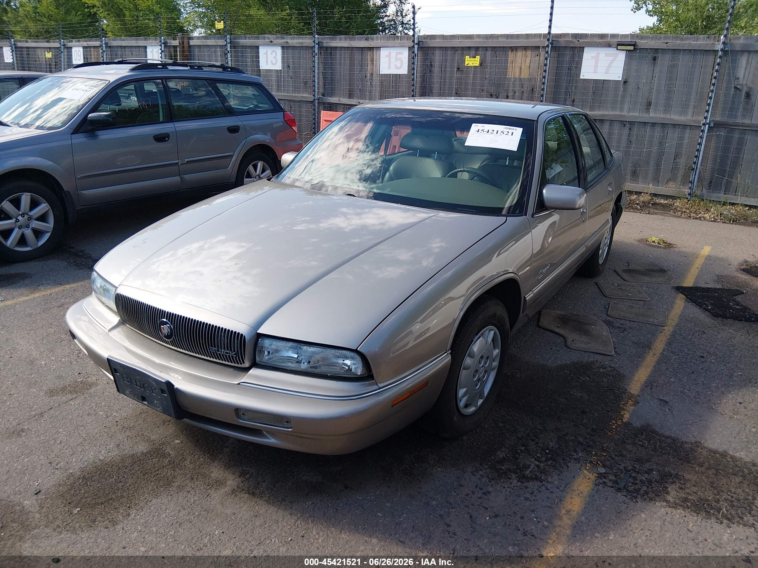 1996 Buick Regal Custom Brown vin: 2G4WB52K6T1433553
