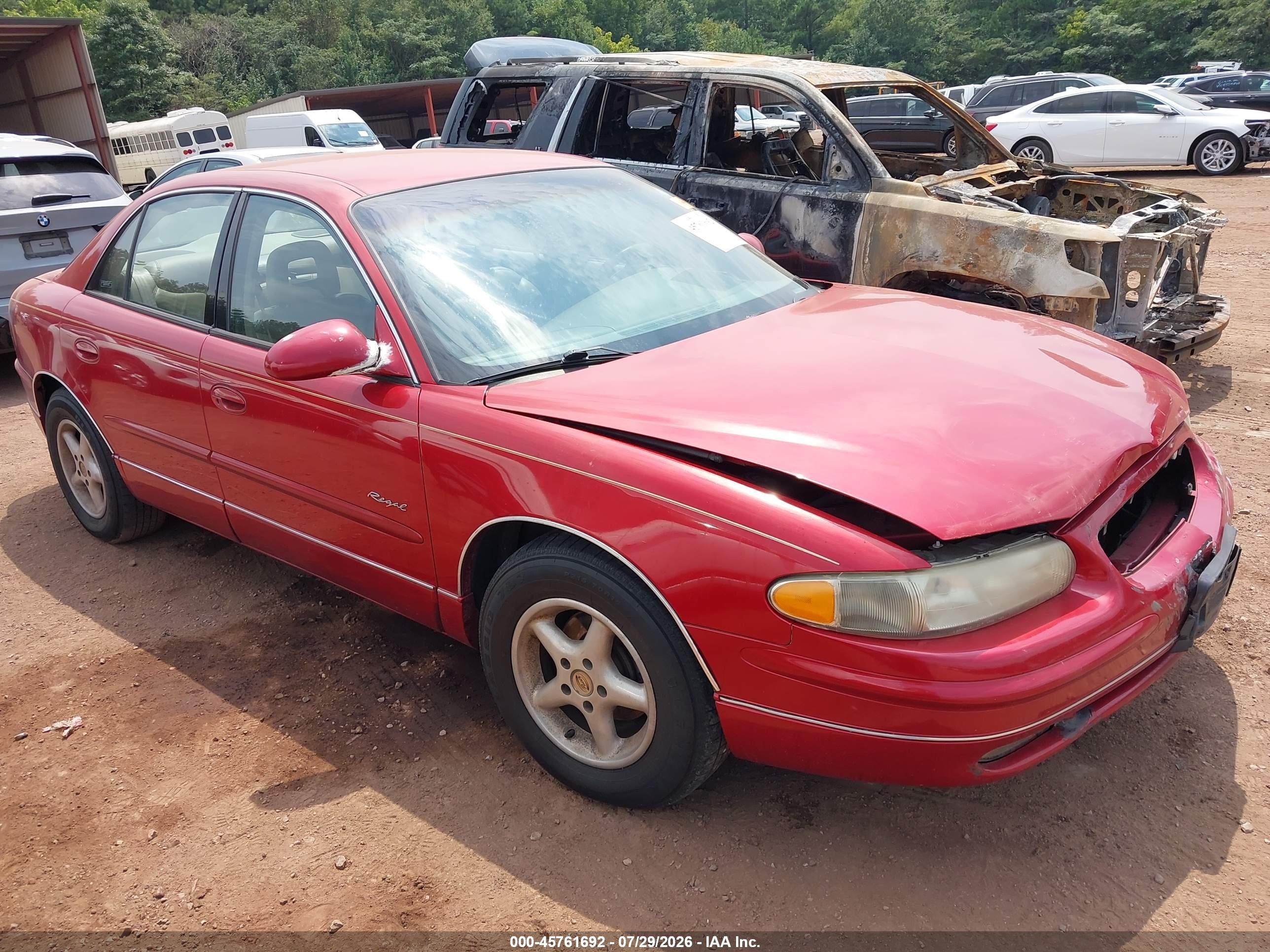 1998 Buick Regal Ls Red vin: 2G4WB52K6W1585353
