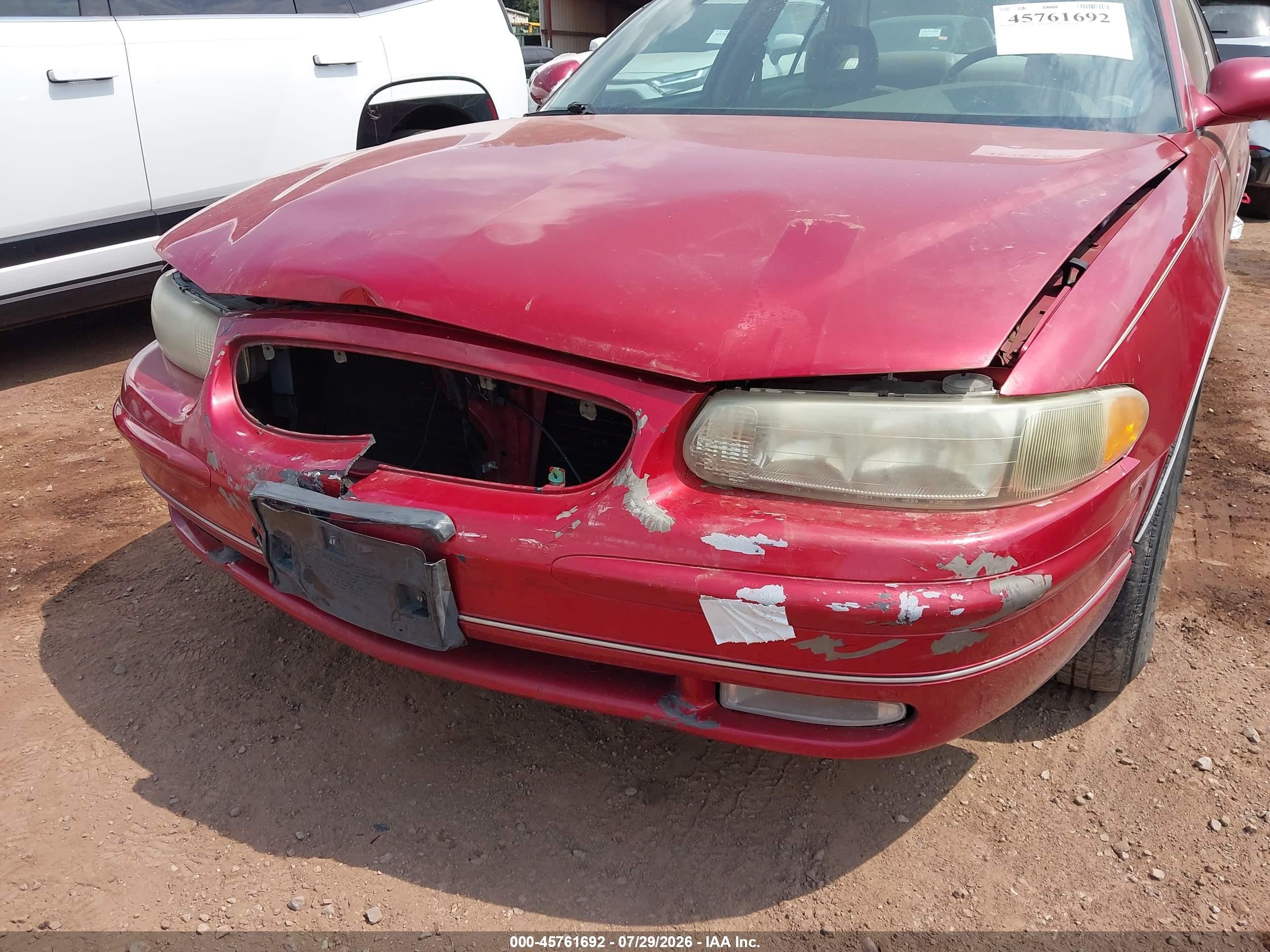 1998 Buick Regal Ls Red vin: 2G4WB52K6W1585353