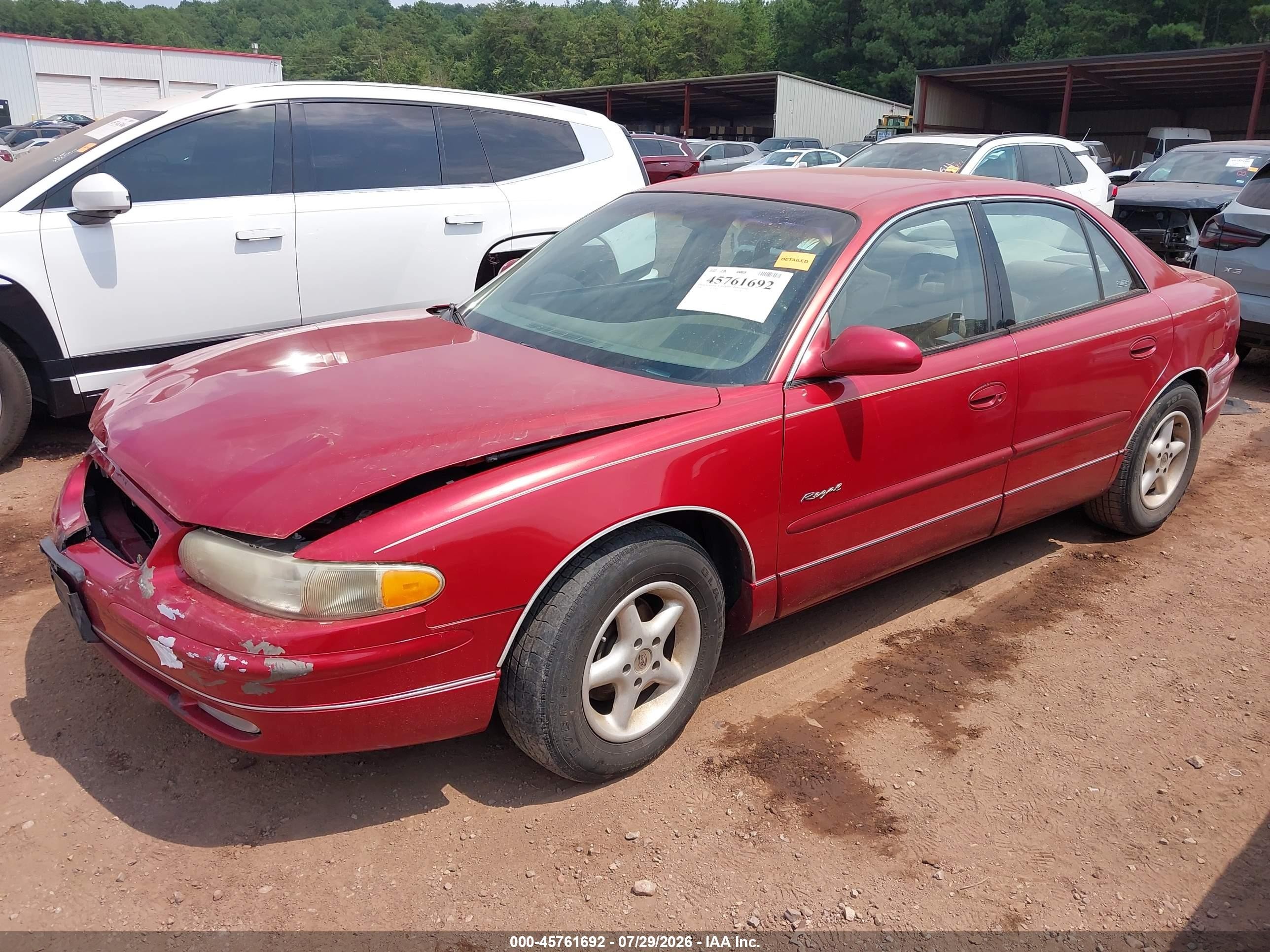 1998 Buick Regal Ls Red vin: 2G4WB52K6W1585353