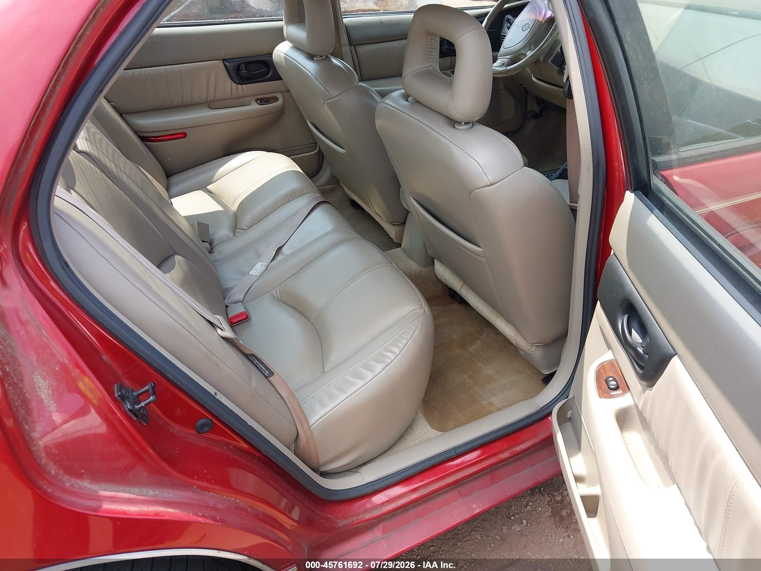 1998 Buick Regal Ls Red vin: 2G4WB52K6W1585353