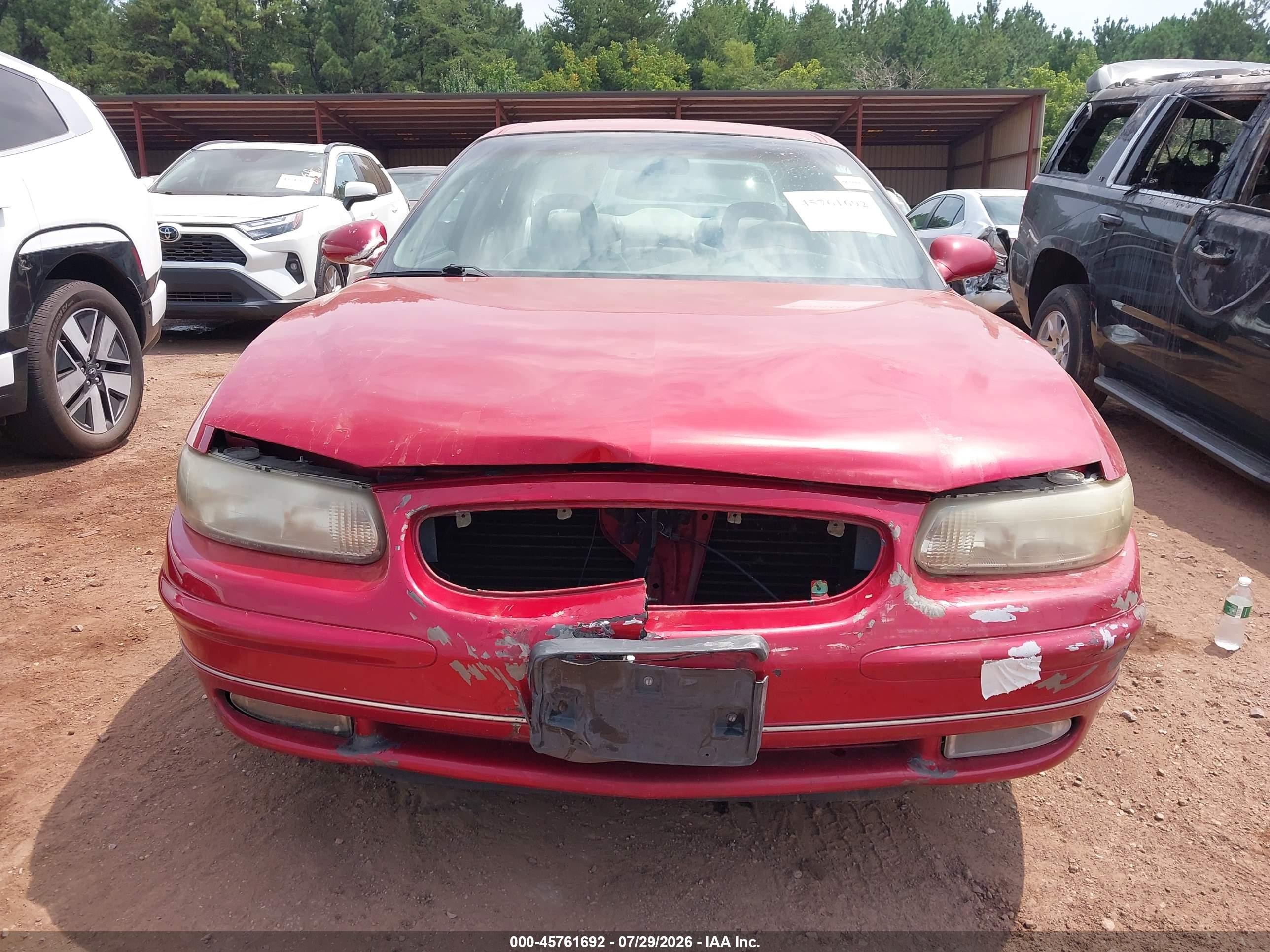 1998 Buick Regal Ls Red vin: 2G4WB52K6W1585353