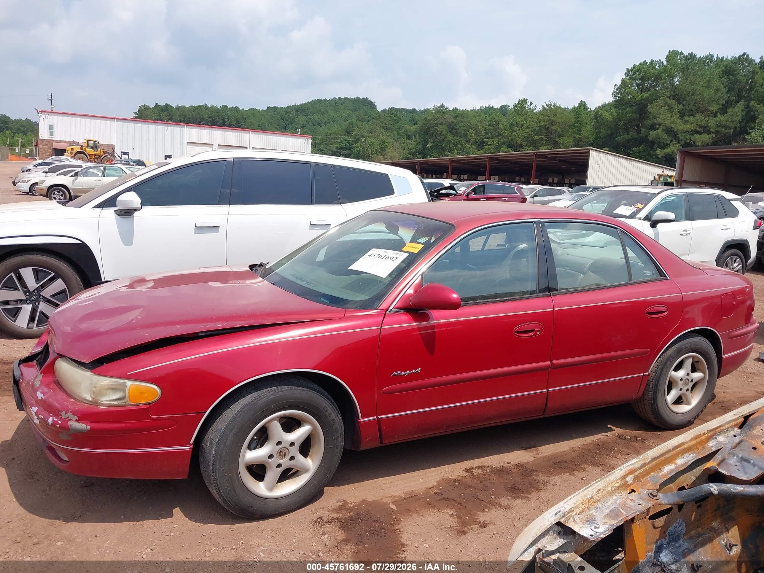 1998 Buick Regal Ls Red vin: 2G4WB52K6W1585353