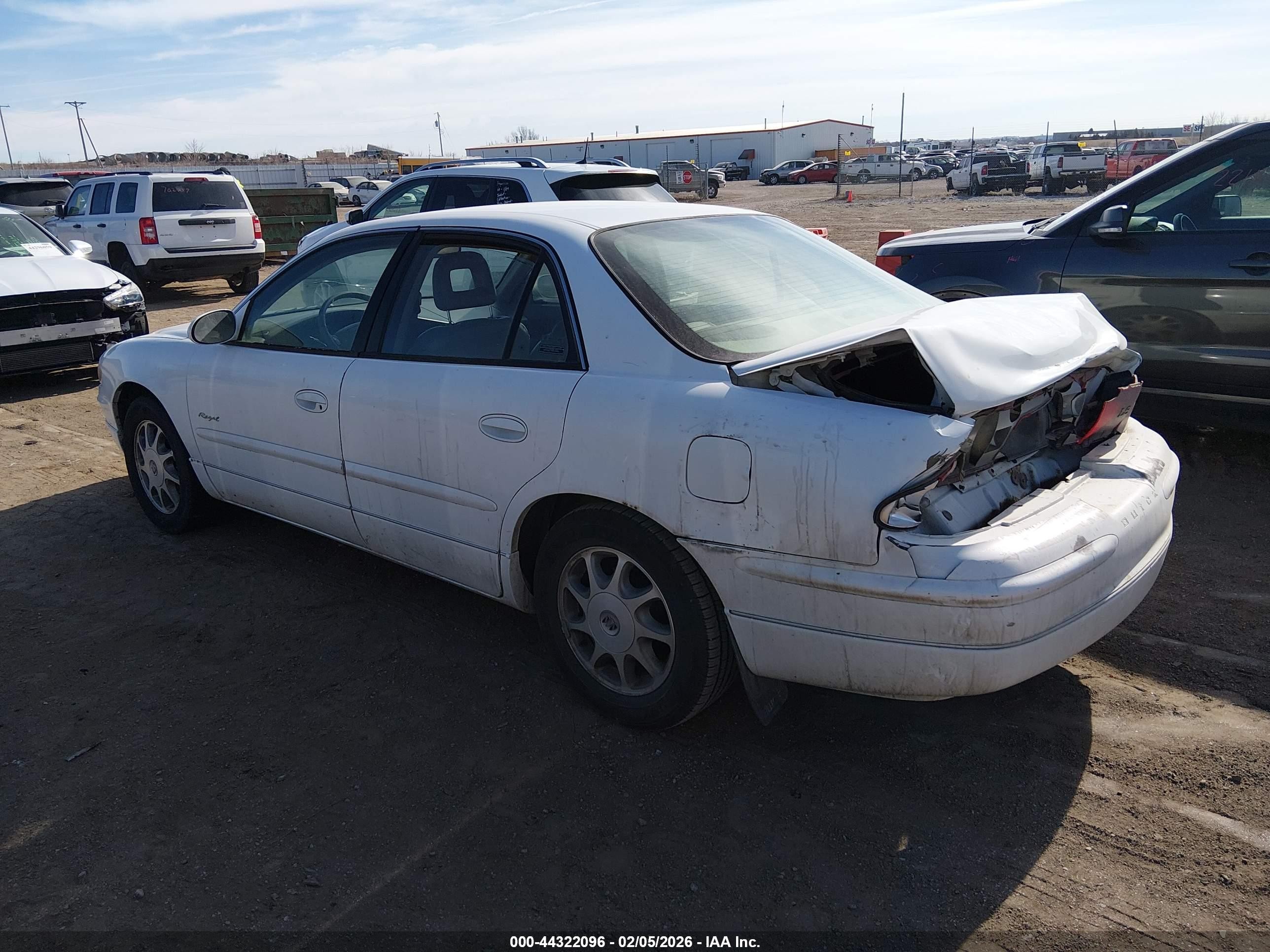 1998 Buick Regal Ls White vin: 2G4WB52K7W1436319