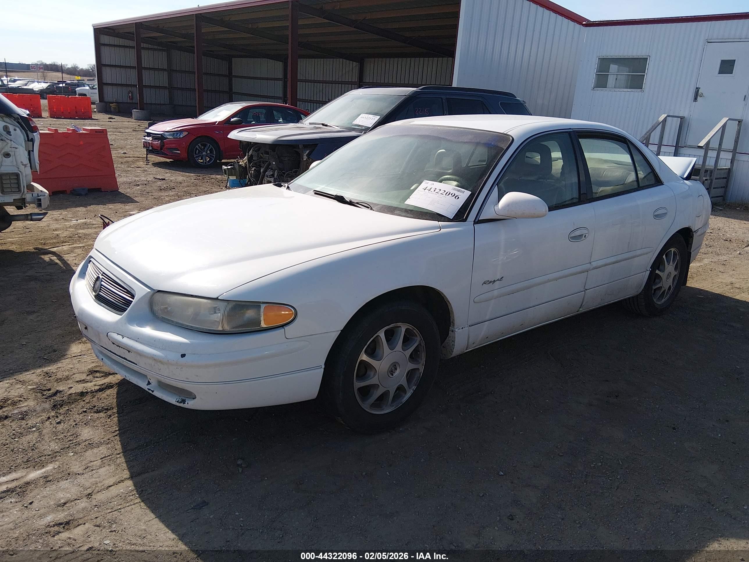 1998 Buick Regal Ls White vin: 2G4WB52K7W1436319