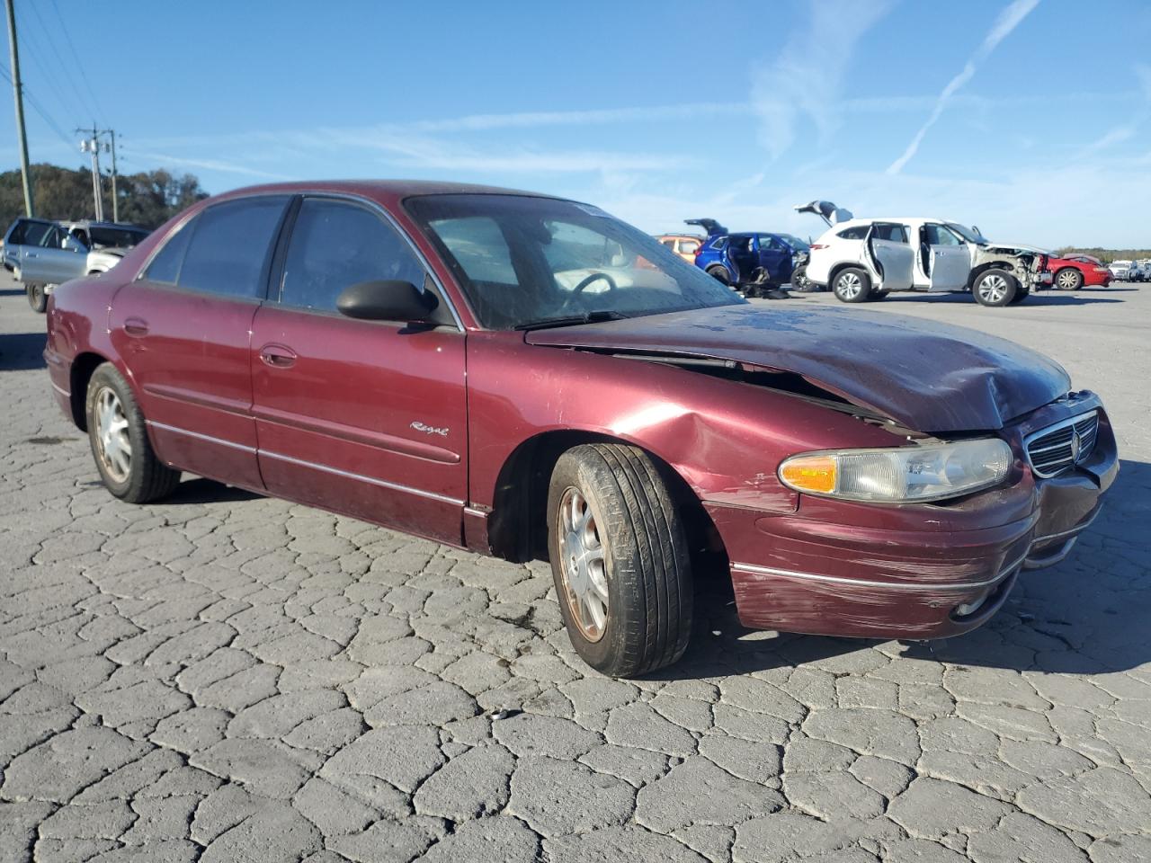 1998 Buick Regal Ls Темно-бордовый vin: 2G4WB52K7W1563040
