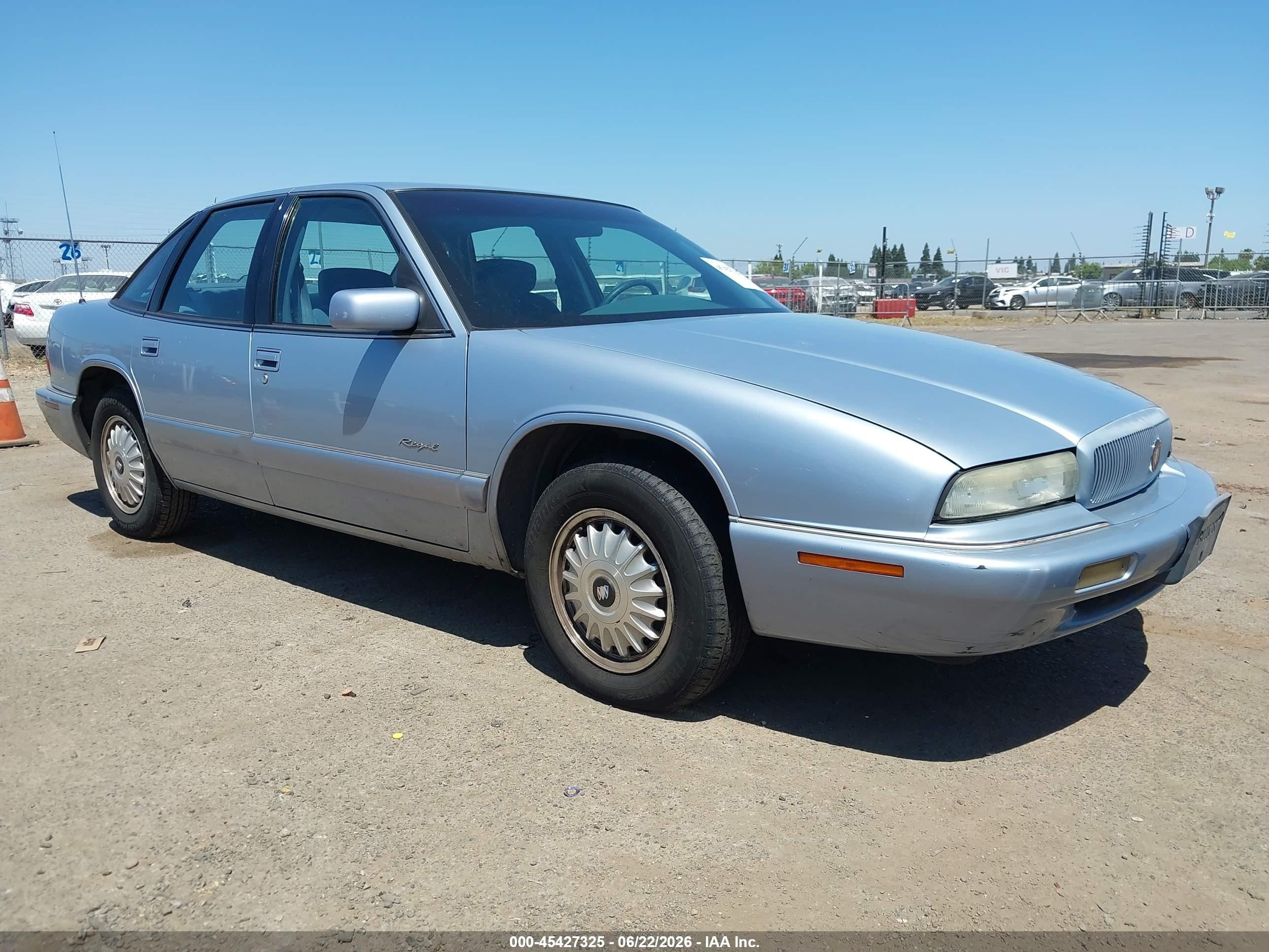 1996 Buick Regal Custom Light Blue vin: 2G4WB52K8T1441332