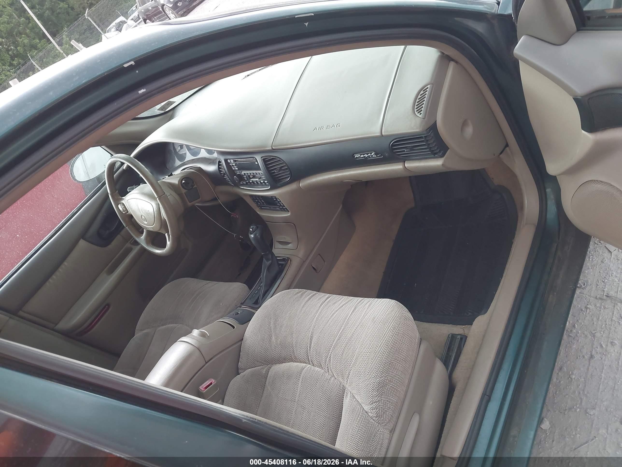 2000 Buick Regal Ls Green vin: 2G4WB52K8Y1112296