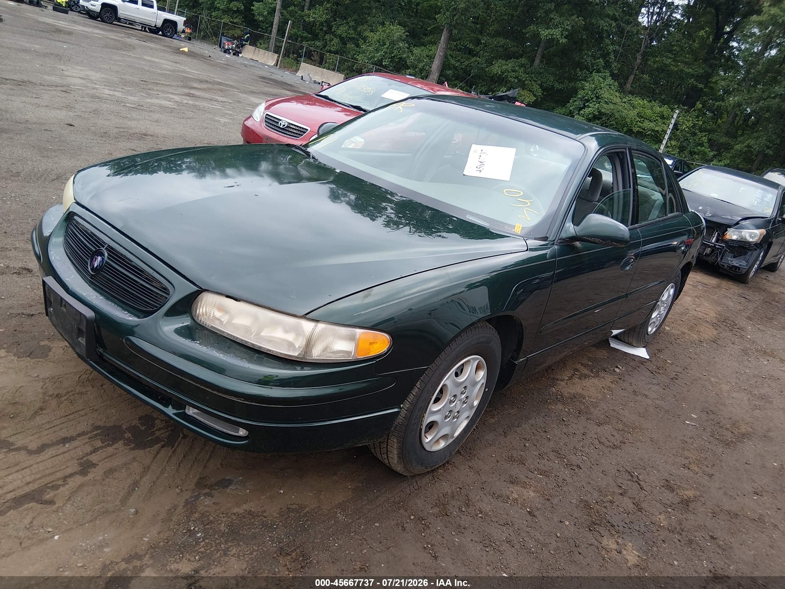 2003 Buick Regal Ls Green vin: 2G4WB52K931187209
