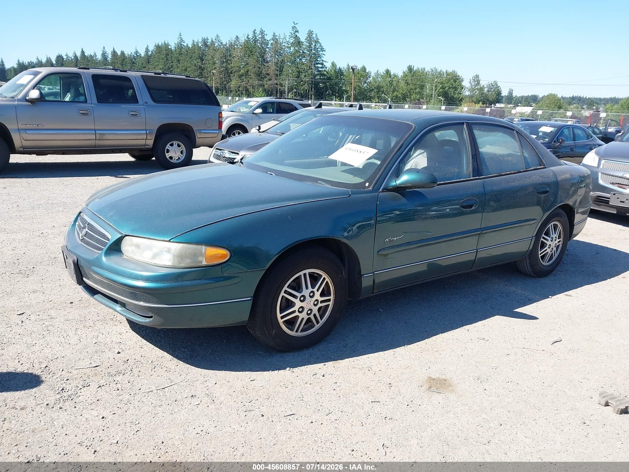 1999 Buick Regal Ls Green vin: 2G4WB52K9X1517601