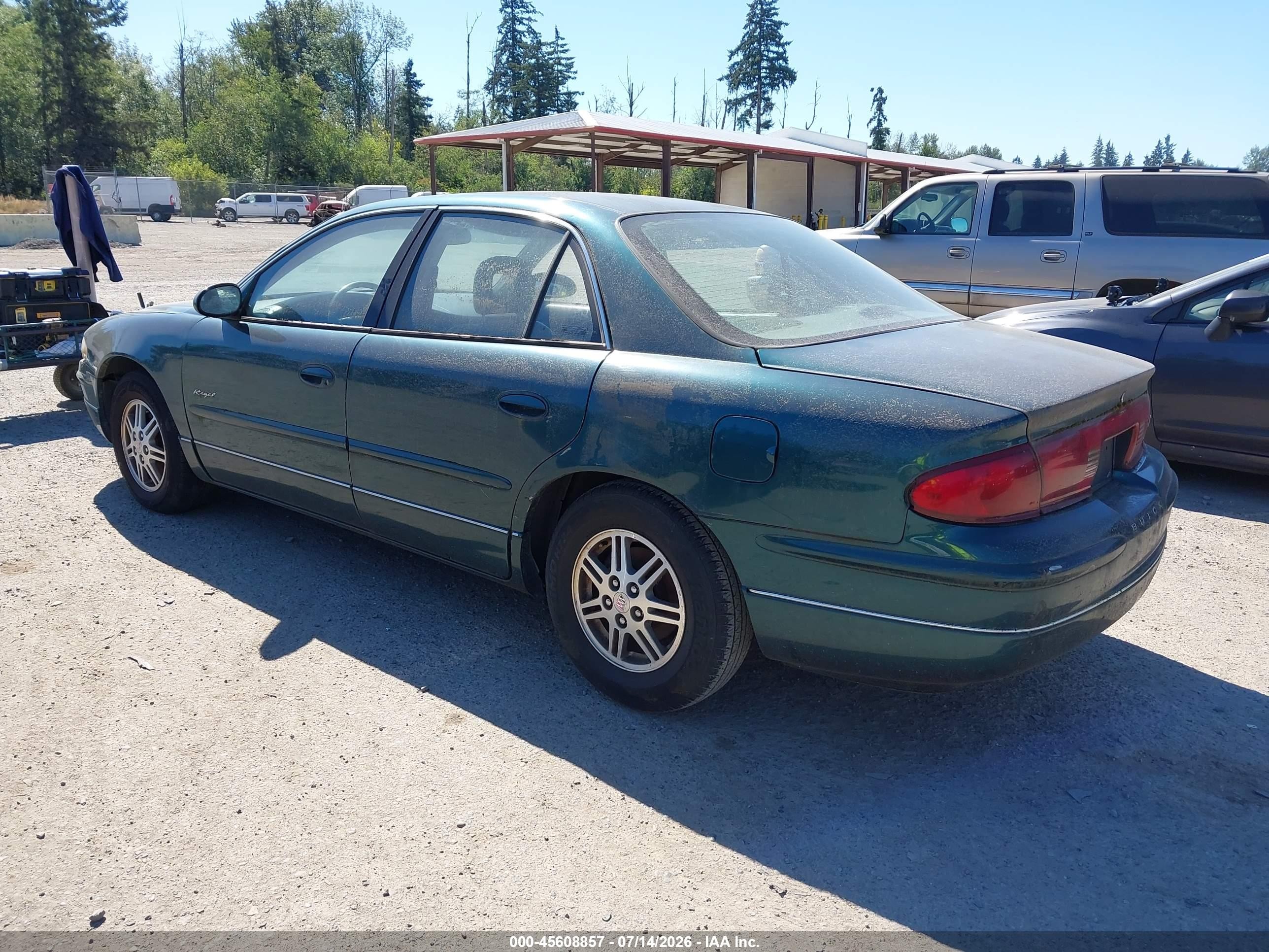 1999 Buick Regal Ls Green vin: 2G4WB52K9X1517601