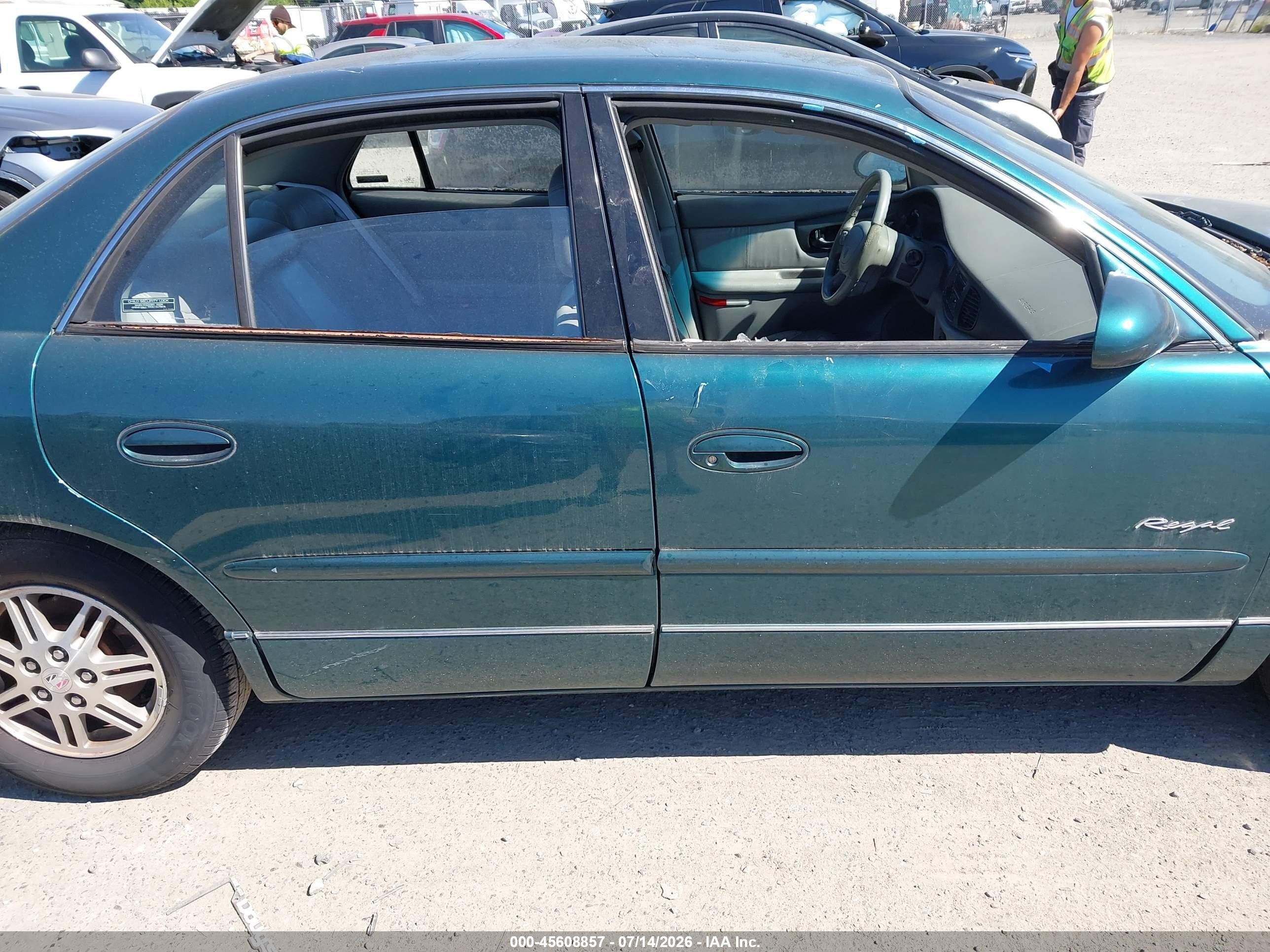 1999 Buick Regal Ls Green vin: 2G4WB52K9X1517601