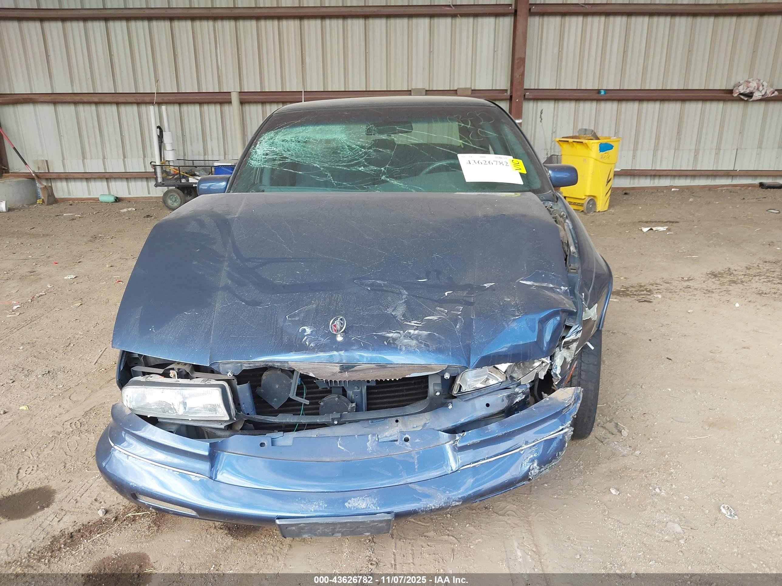 1995 Buick Regal Custom Blue vin: 2G4WB52L2S1467027