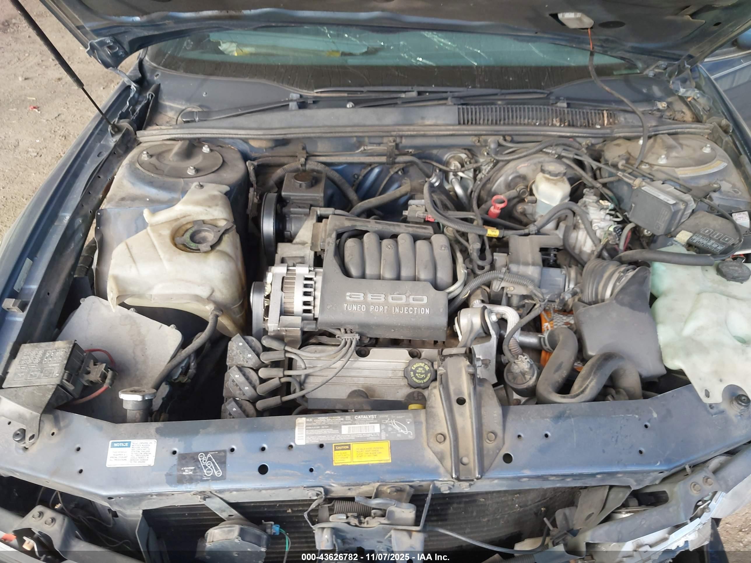 1995 Buick Regal Custom Blue vin: 2G4WB52L2S1467027