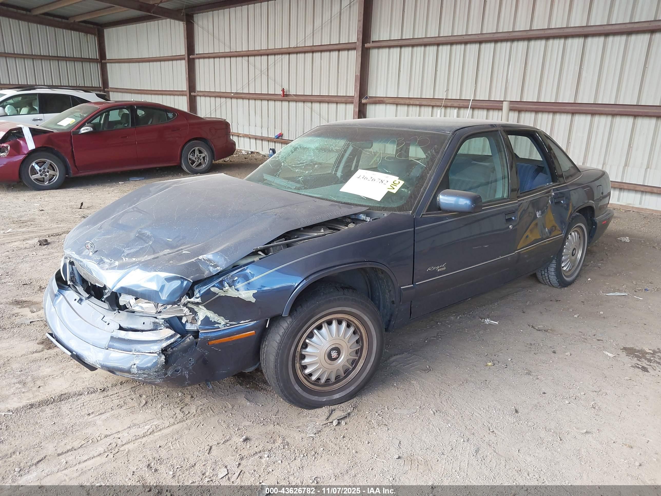1995 Buick Regal Custom Blue vin: 2G4WB52L2S1467027