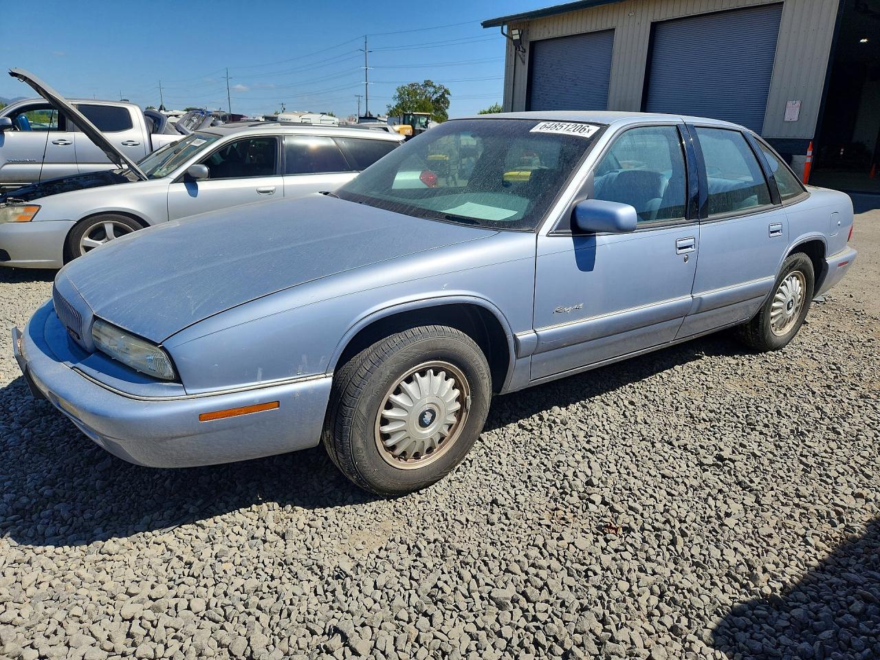 1995 Buick Regal Custom Blue vin: 2G4WB52L3S1464346