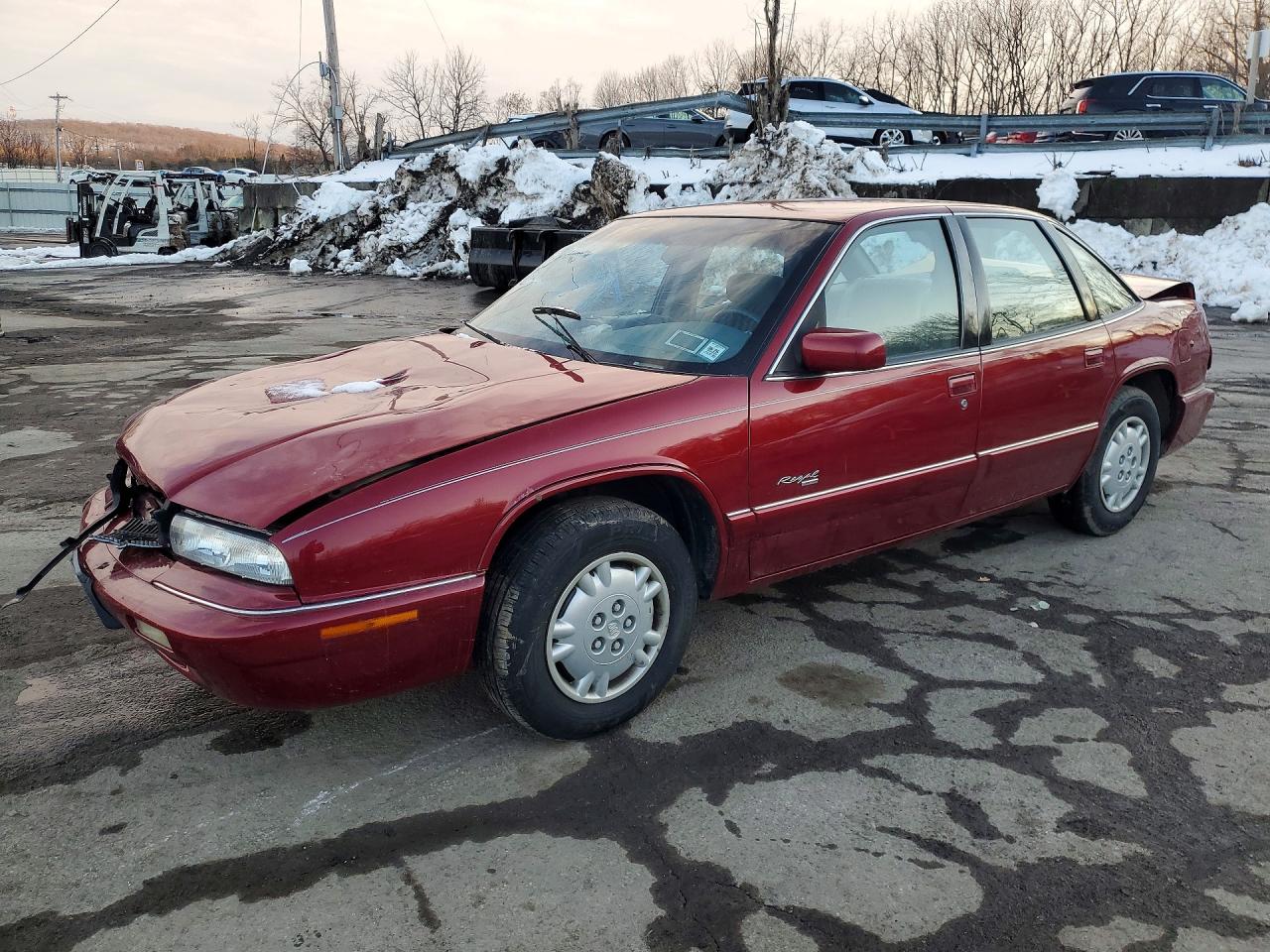 1995 Buick Regal Custom Red vin: 2G4WB52L6S1431406