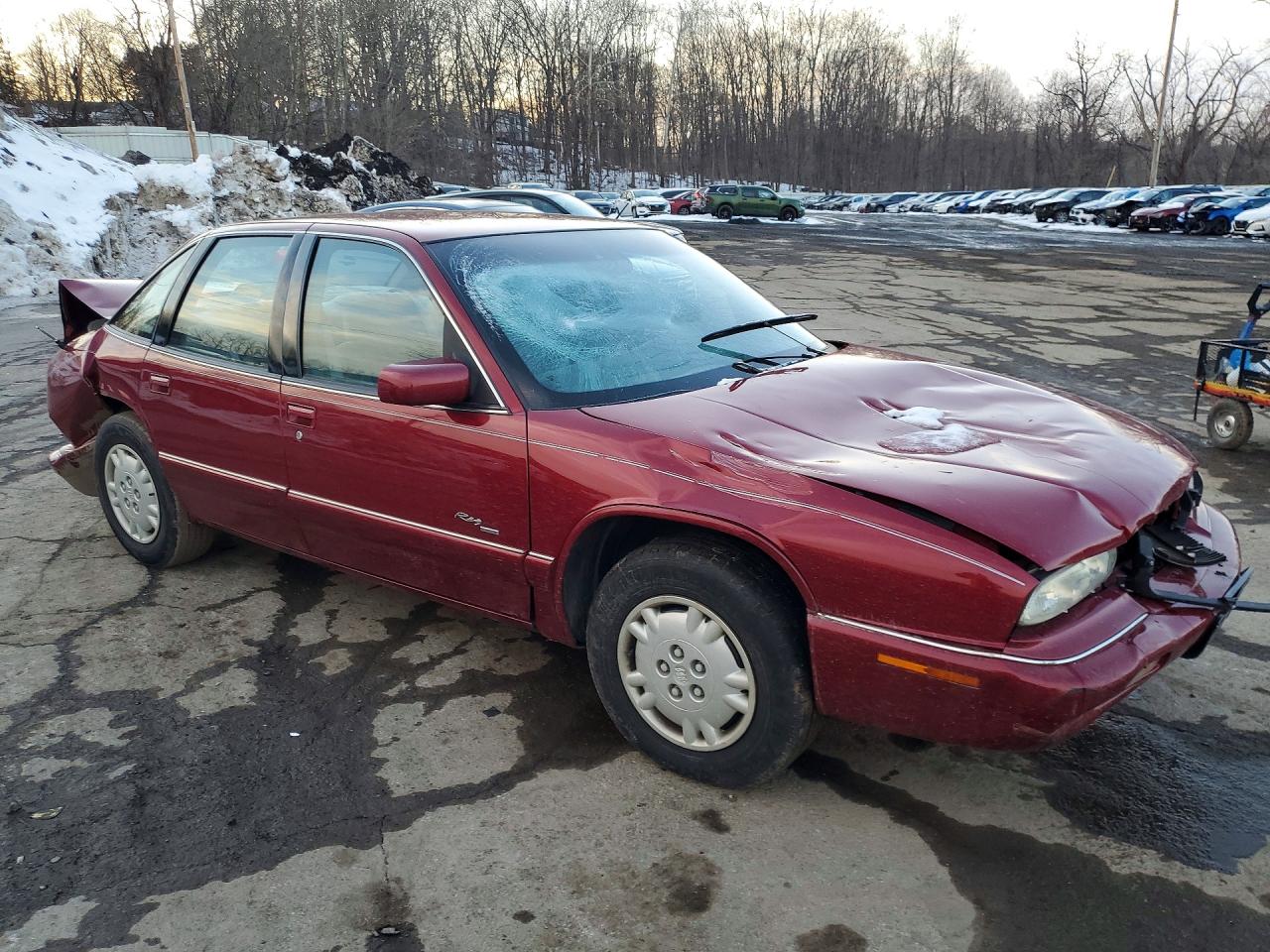1995 Buick Regal Custom Red vin: 2G4WB52L6S1431406