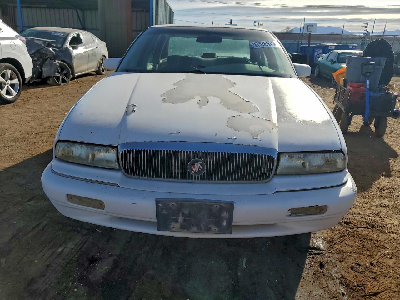 1995 Buick Regal Custom White vin: 2G4WB52L6S1458265
