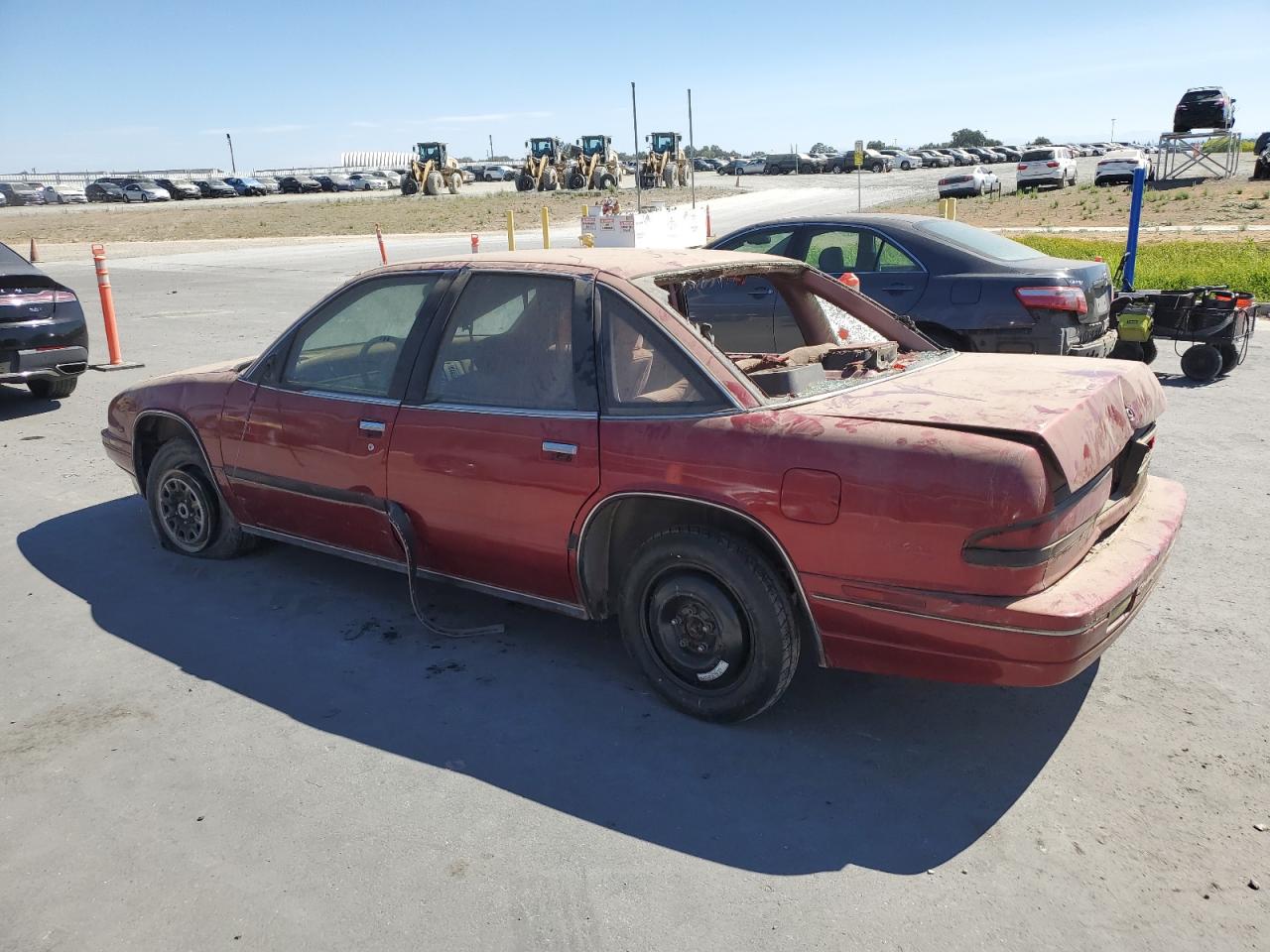 1992 Buick Regal Custom Red vin: 2G4WB54T0N1505100