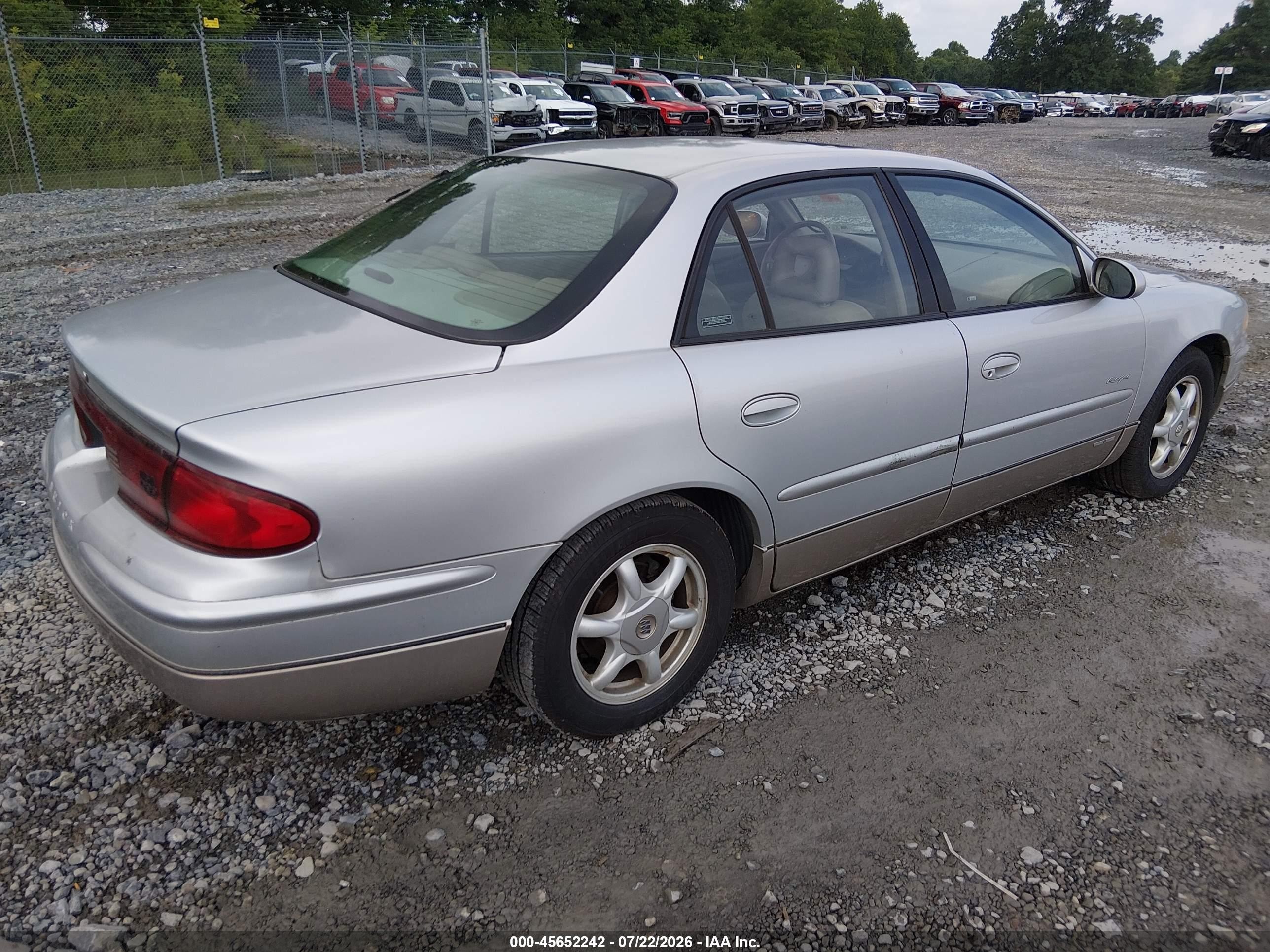 2001 Buick Regal Ls Silver vin: 2G4WB55K011123147