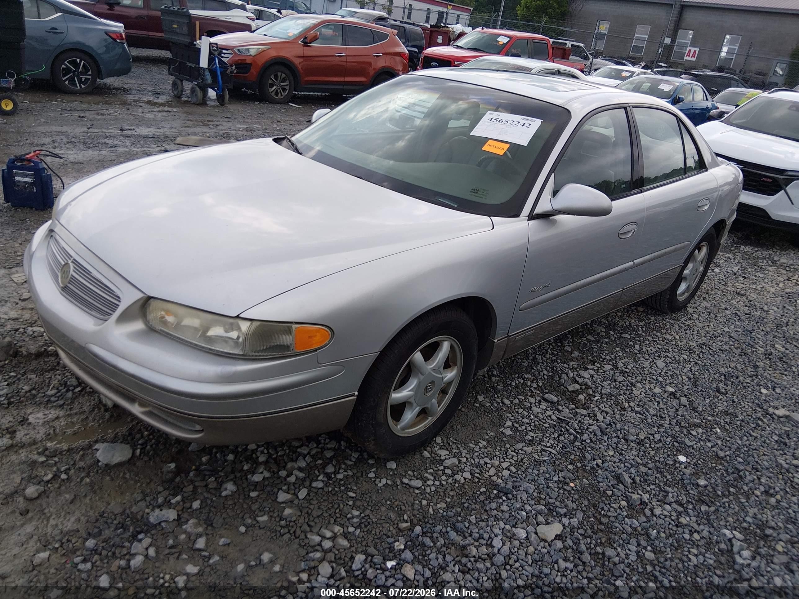 2001 Buick Regal Ls Silver vin: 2G4WB55K011123147