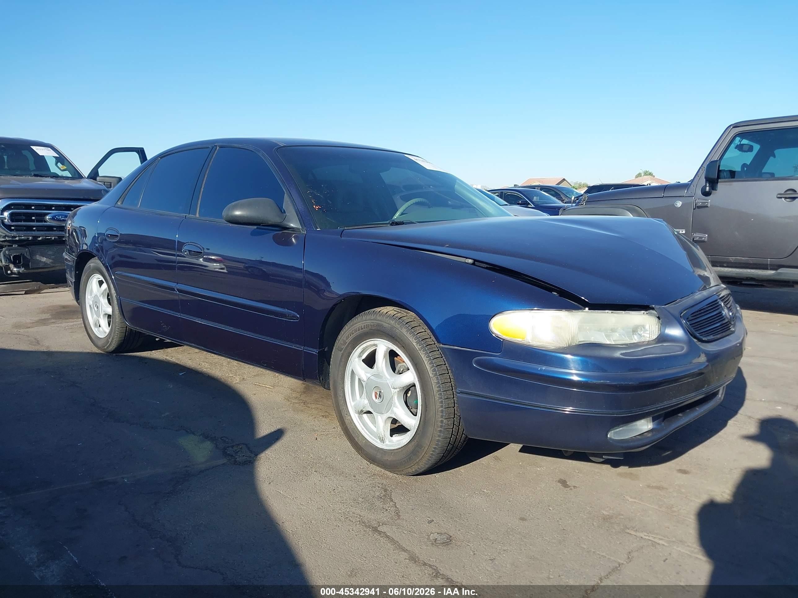 2002 Buick Regal Ls Blue vin: 2G4WB55K021209432