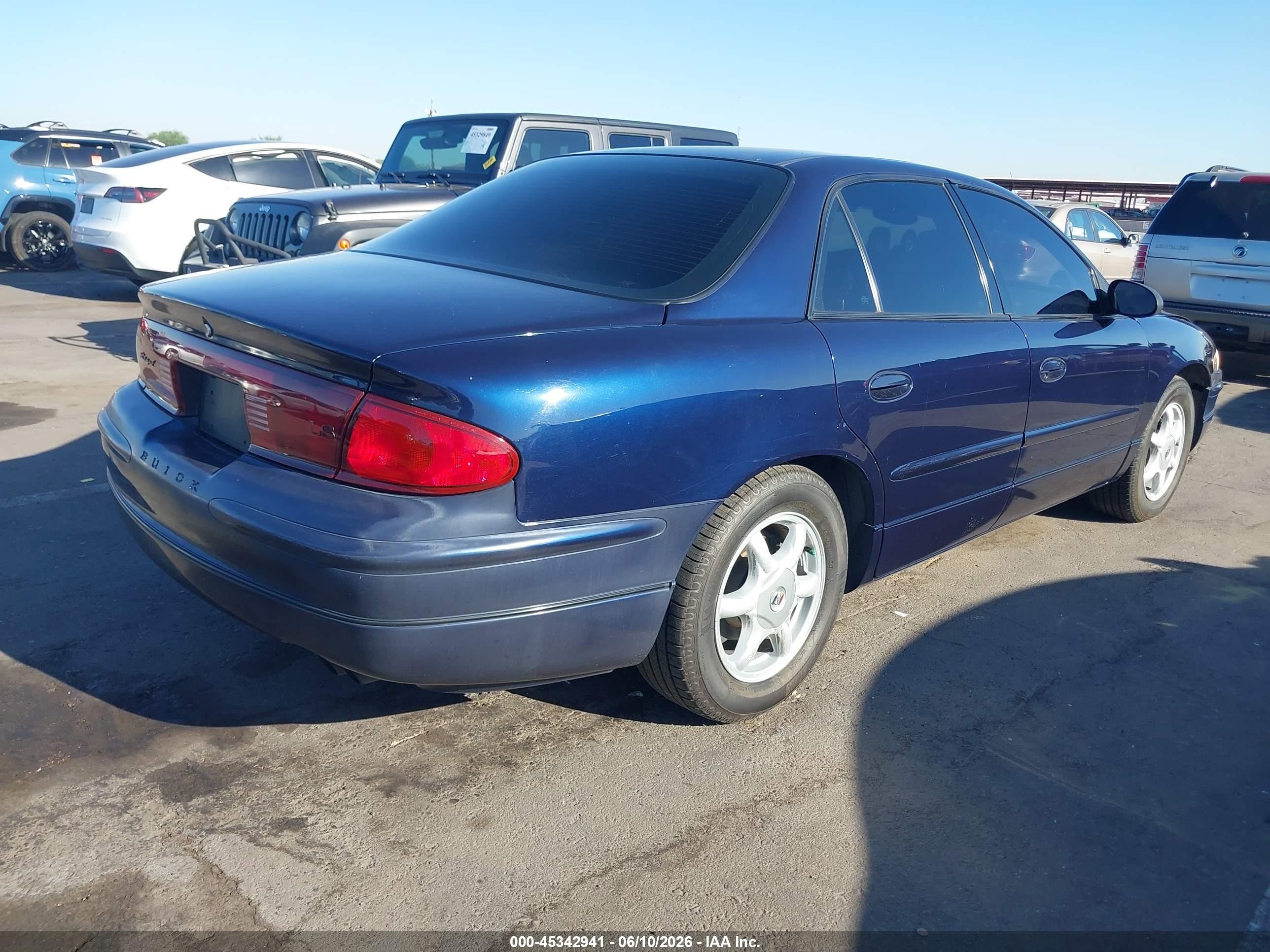 2002 Buick Regal Ls Blue vin: 2G4WB55K021209432