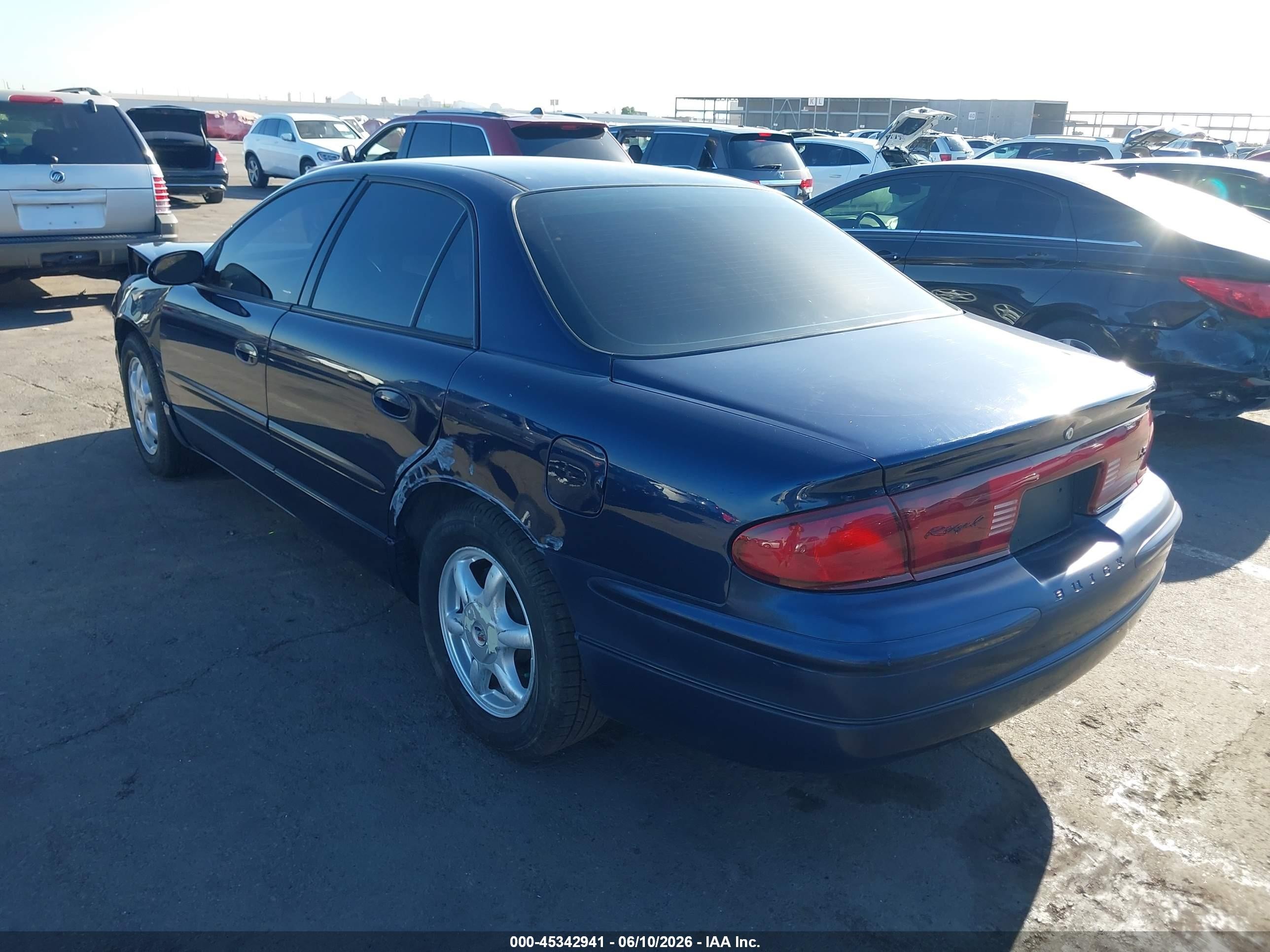 2002 Buick Regal Ls Blue vin: 2G4WB55K021209432