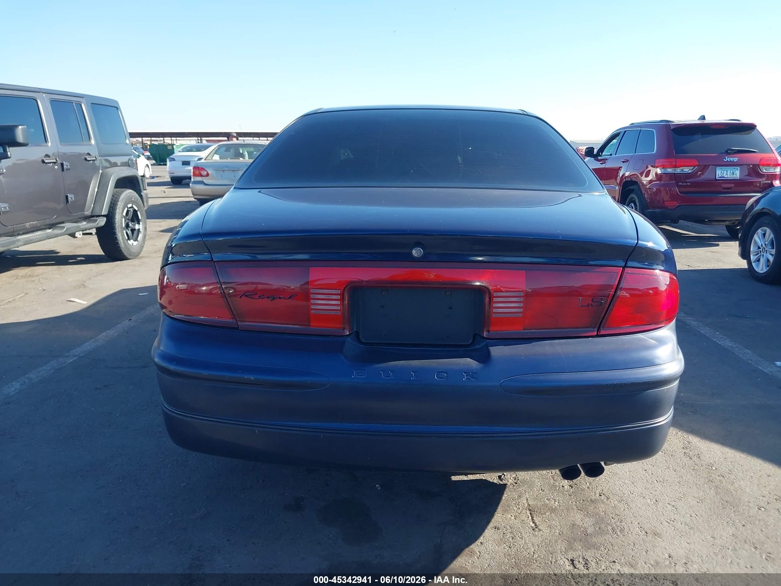 2002 Buick Regal Ls Blue vin: 2G4WB55K021209432