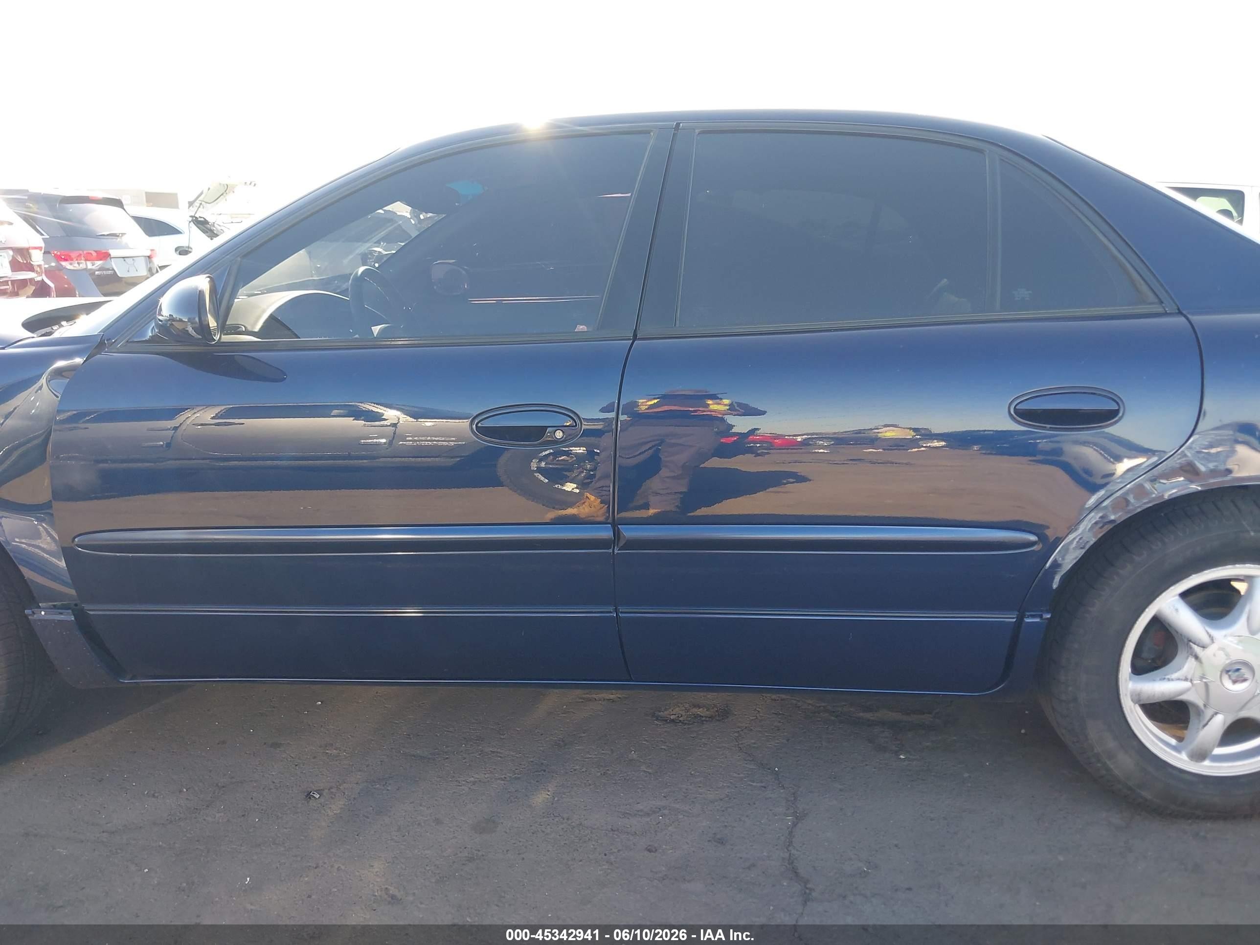 2002 Buick Regal Ls Blue vin: 2G4WB55K021209432