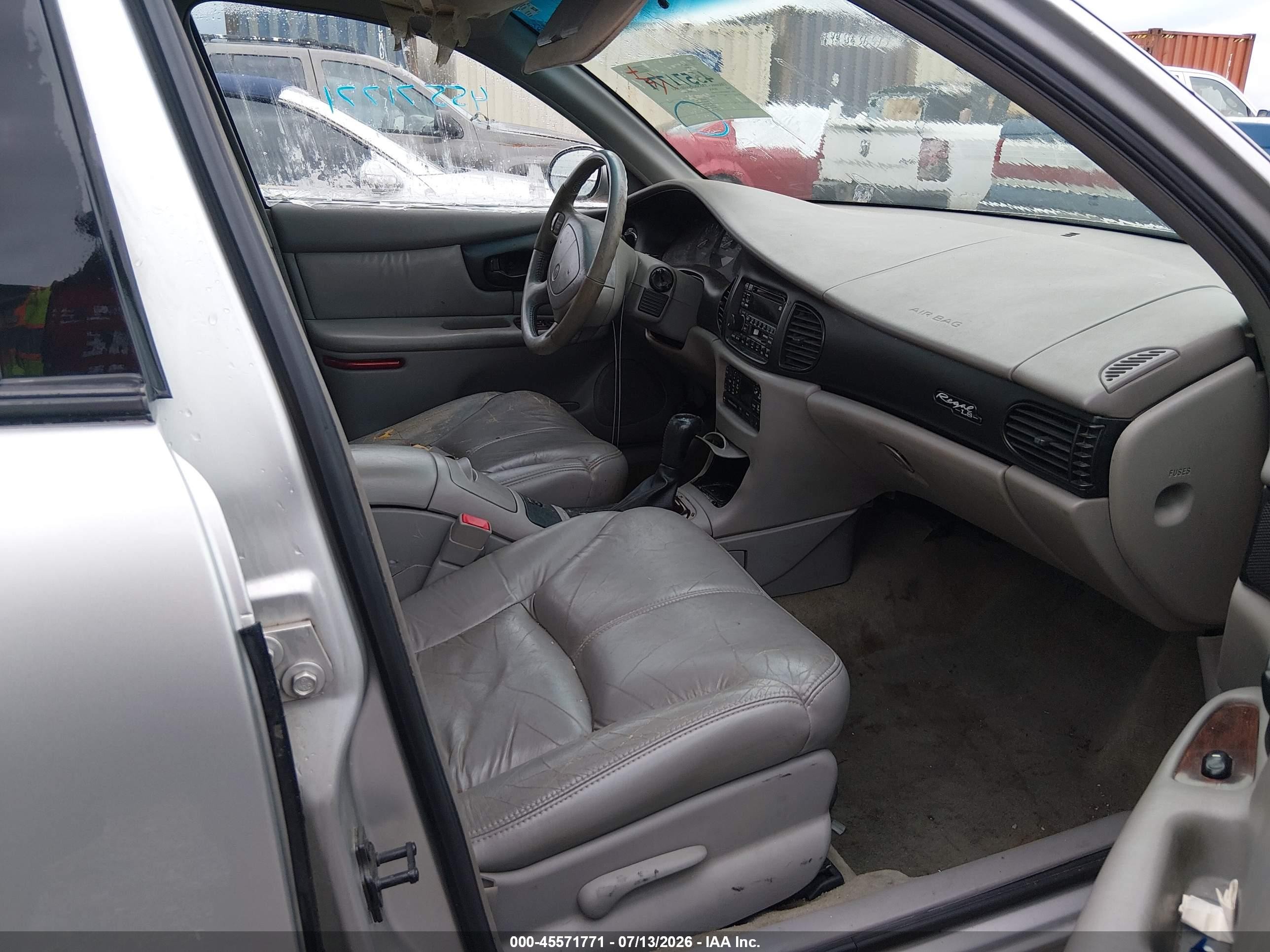 2001 Buick Regal Ls Silver vin: 2G4WB55K111219109