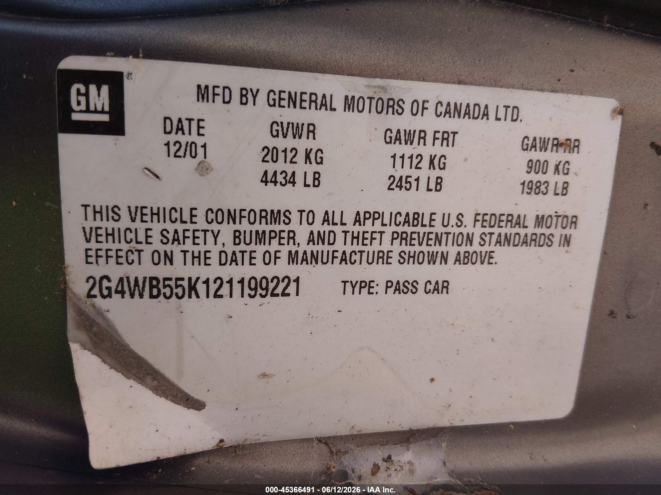 2002 Buick Regal Ls Желто-коричневый vin: 2G4WB55K121199221