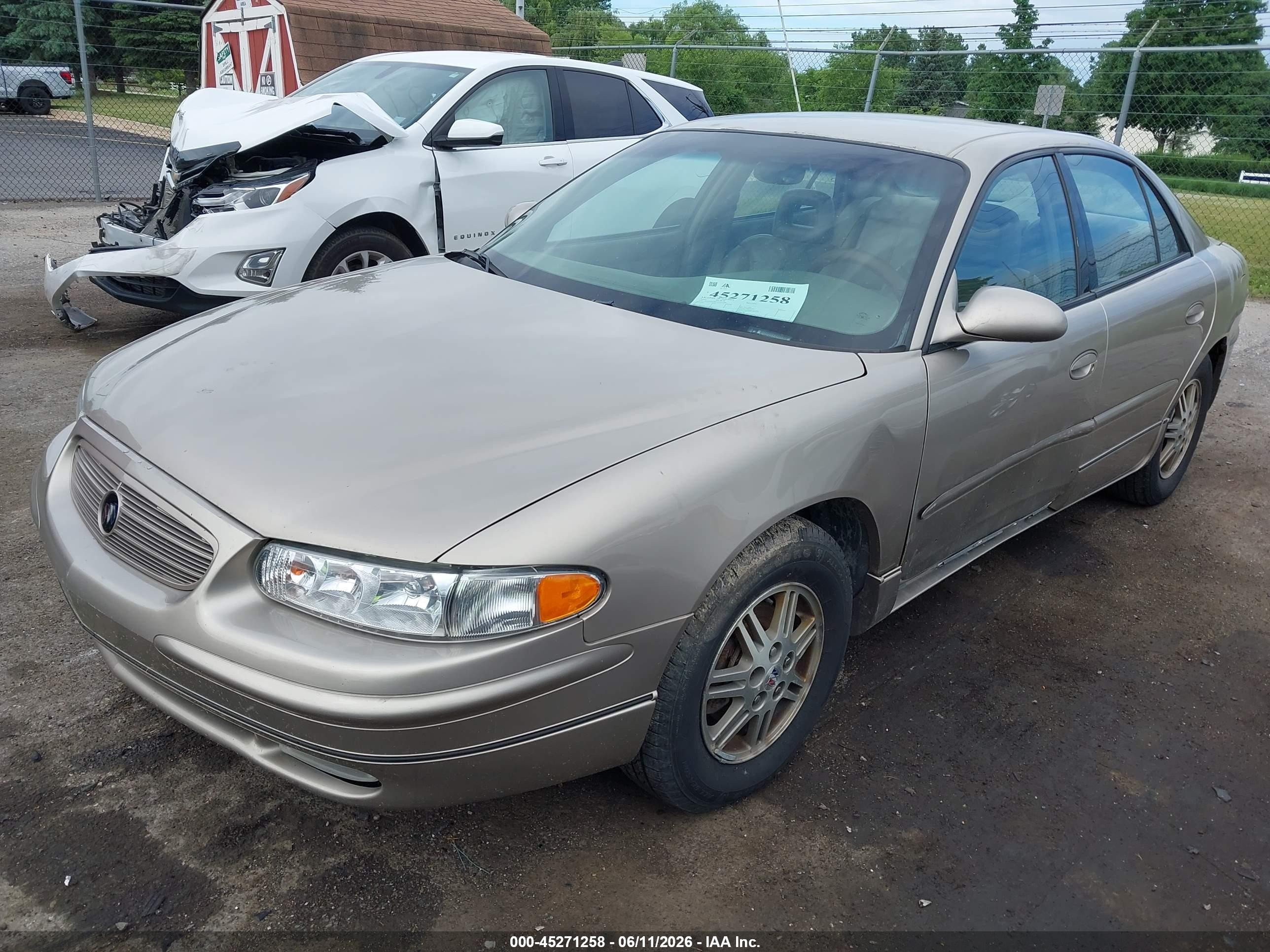 2002 Buick Regal Ls Champagne vin: 2G4WB55K321221168