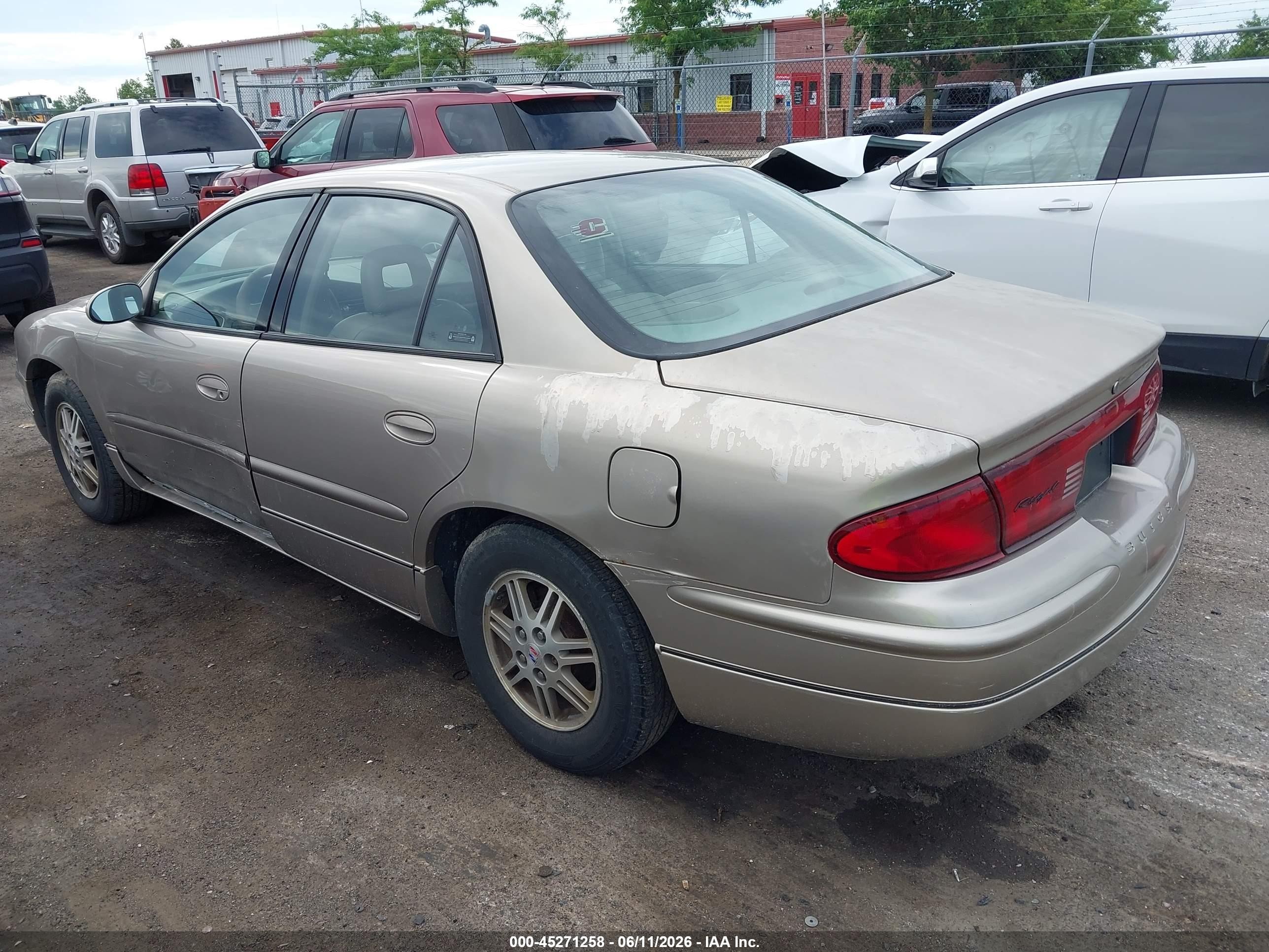 2002 Buick Regal Ls Champagne vin: 2G4WB55K321221168