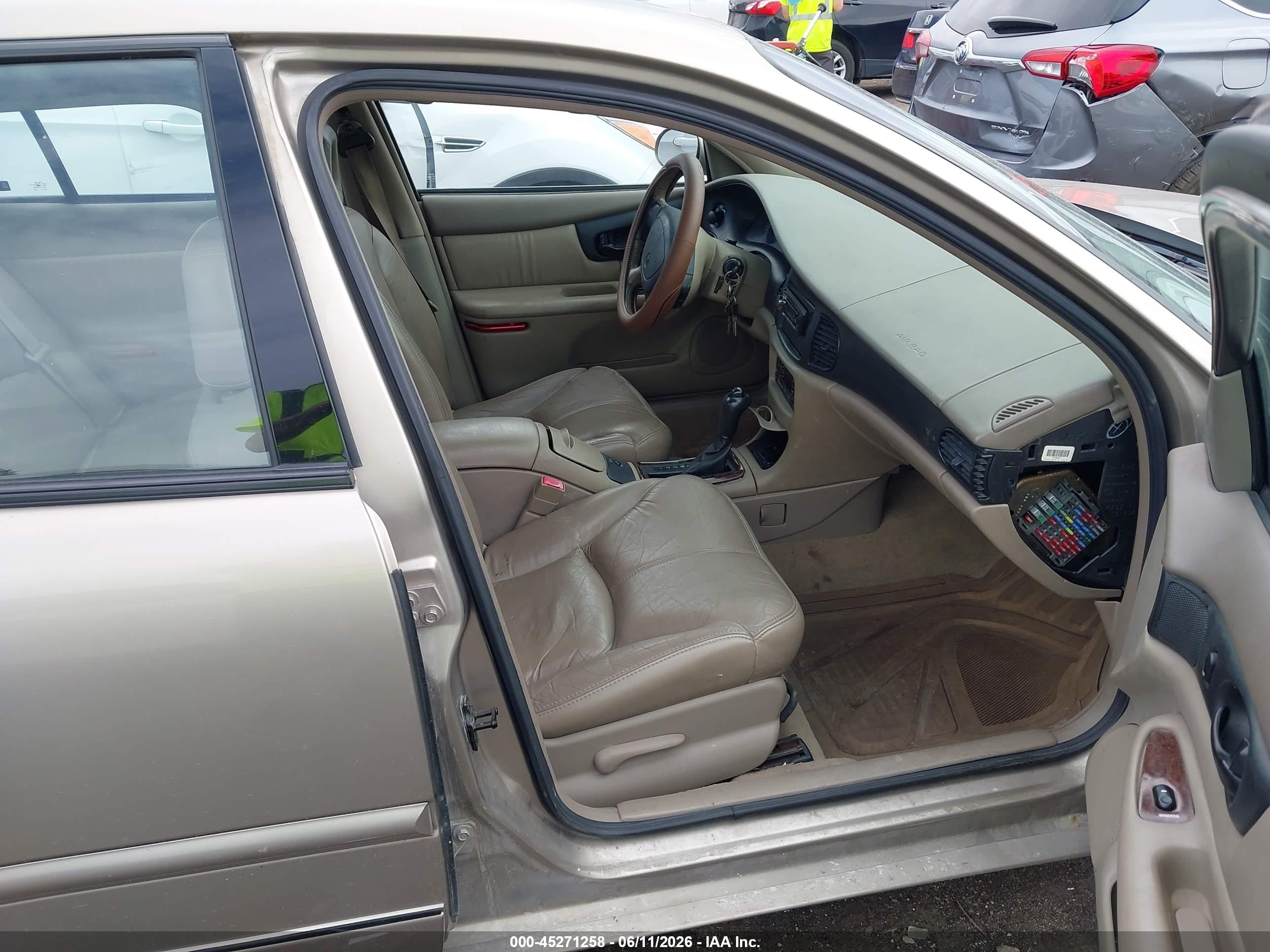 2002 Buick Regal Ls Champagne vin: 2G4WB55K321221168