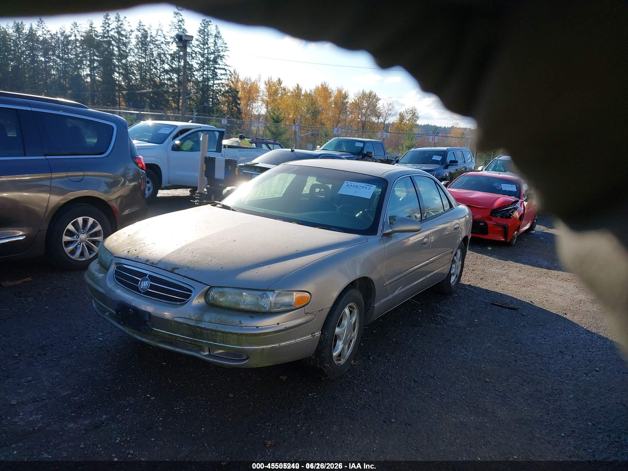 2000 Buick Regal Ls Tan vin: 2G4WB55K3Y1355302