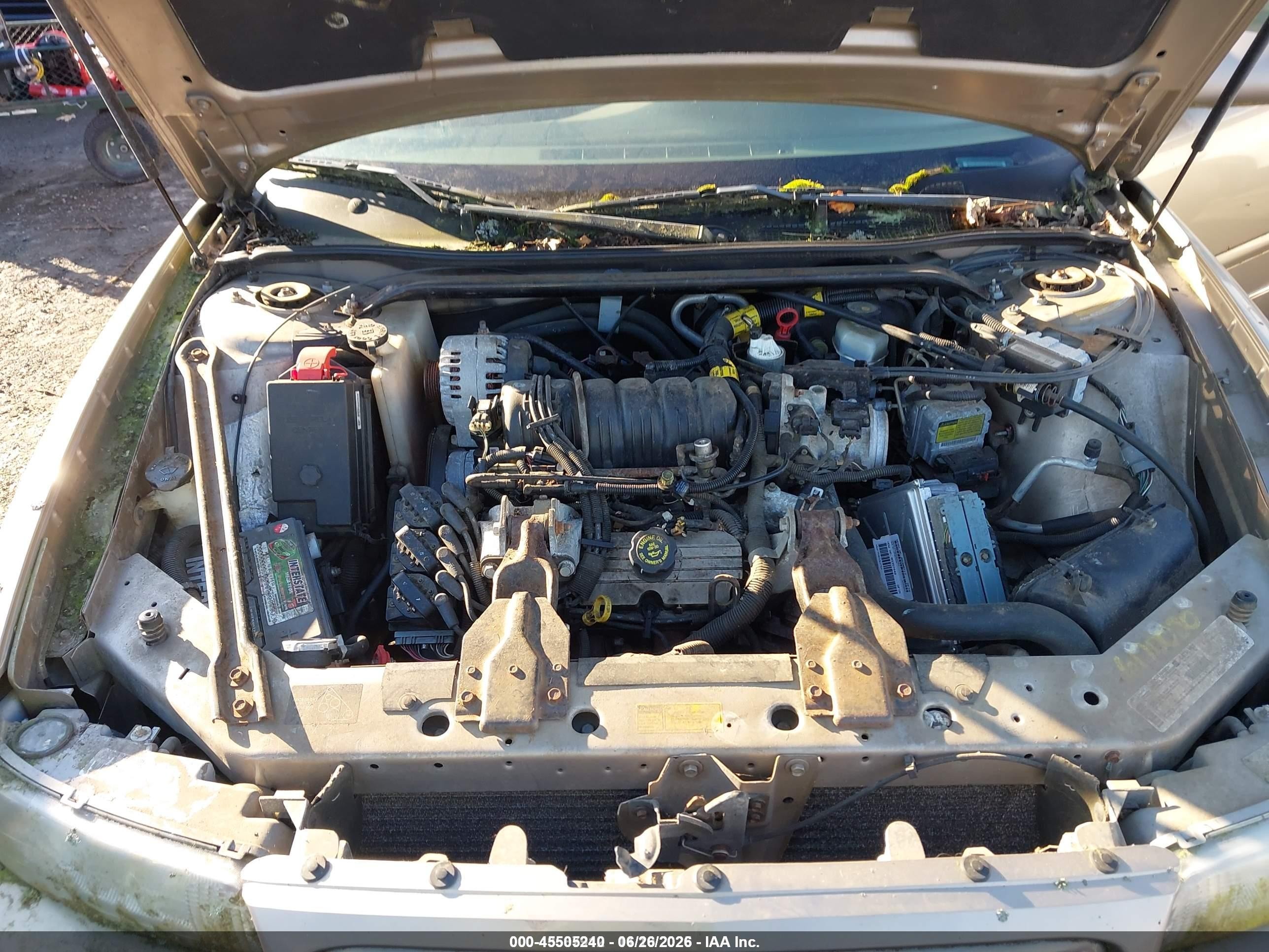 2000 Buick Regal Ls Tan vin: 2G4WB55K3Y1355302