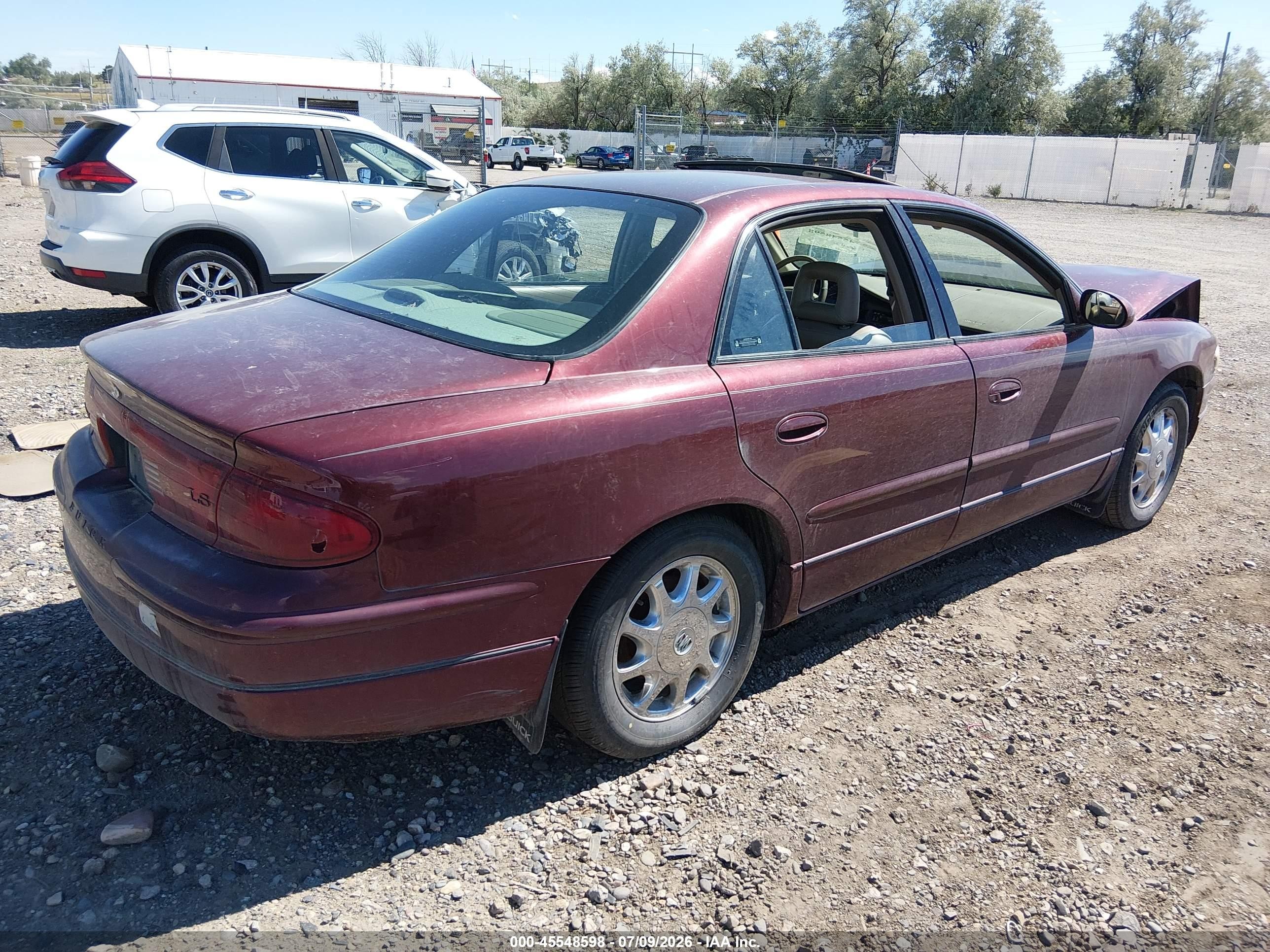 2002 Buick Regal Ls Maroon vin: 2G4WB55K521206221