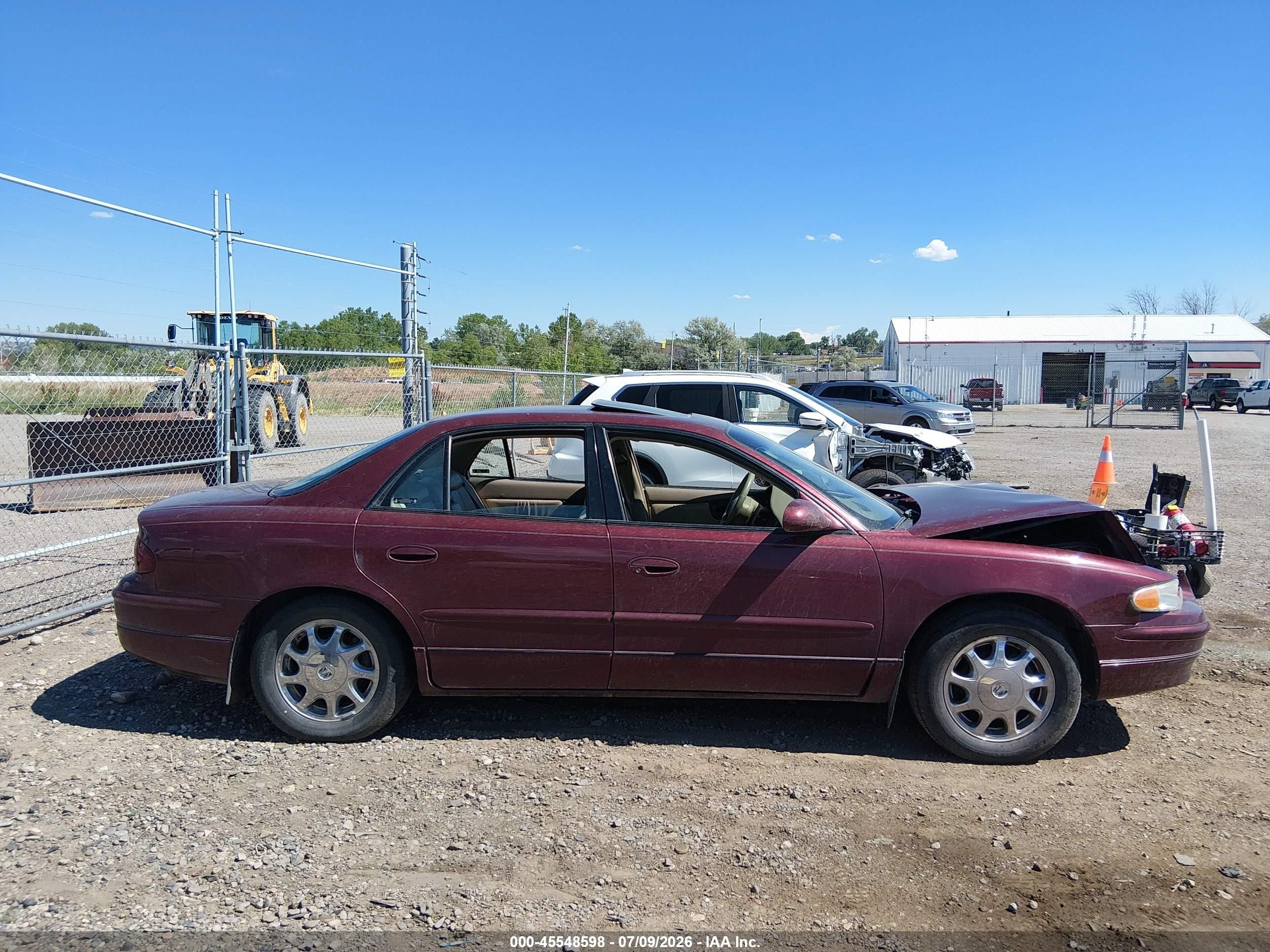 2002 Buick Regal Ls Maroon vin: 2G4WB55K521206221